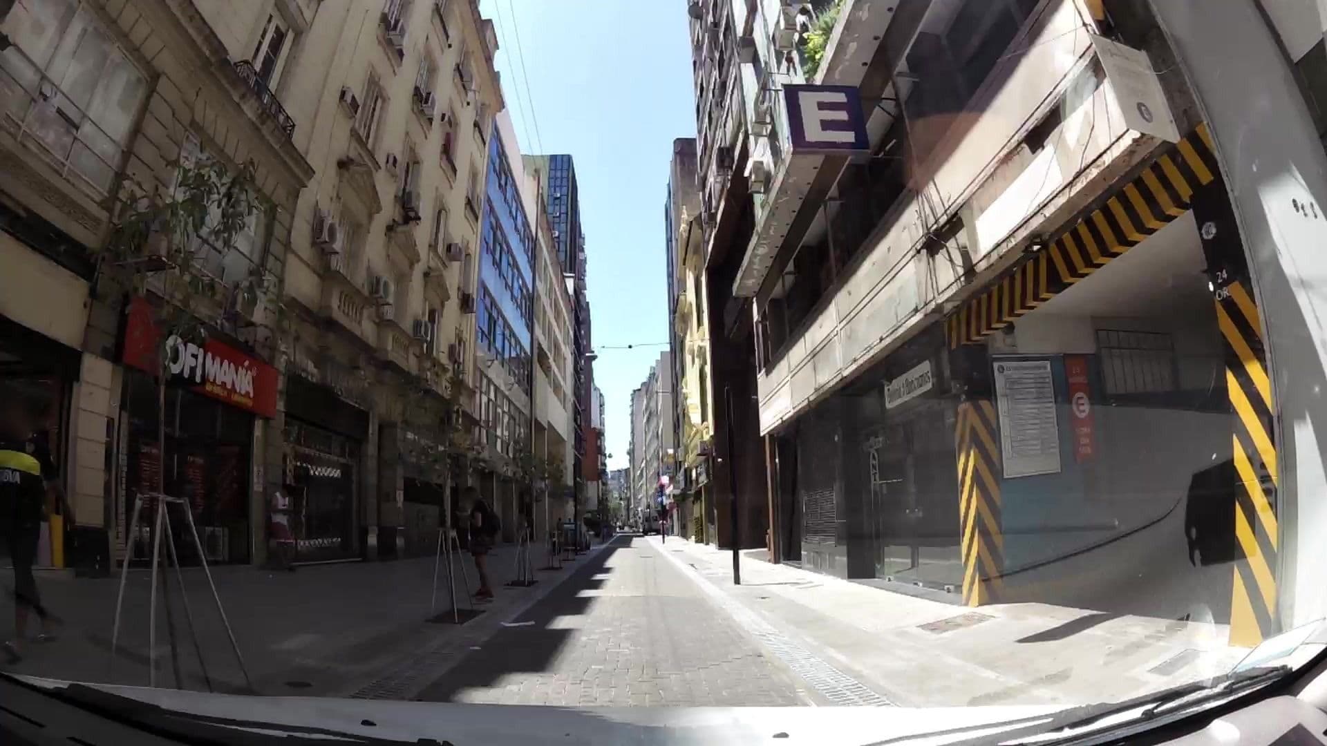 Street view near Hotel Del Sol, Buenos Aires