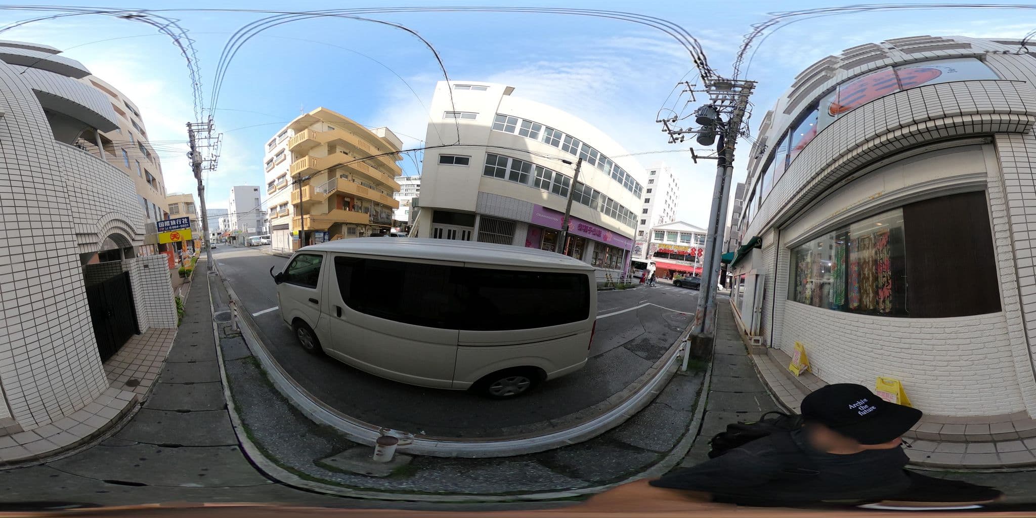 Street view near ホテルニューおきなわ, Naha — © otkzh (CC BY-SA · Mapillary)