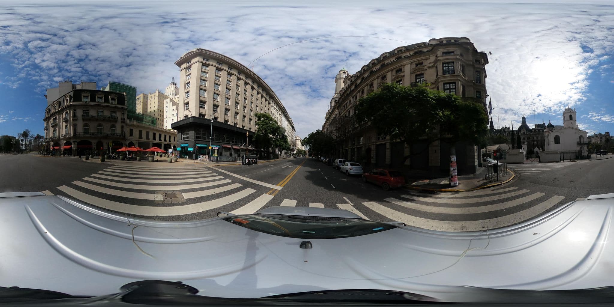 Street view near City Hotel NH Collection, Buenos Aires