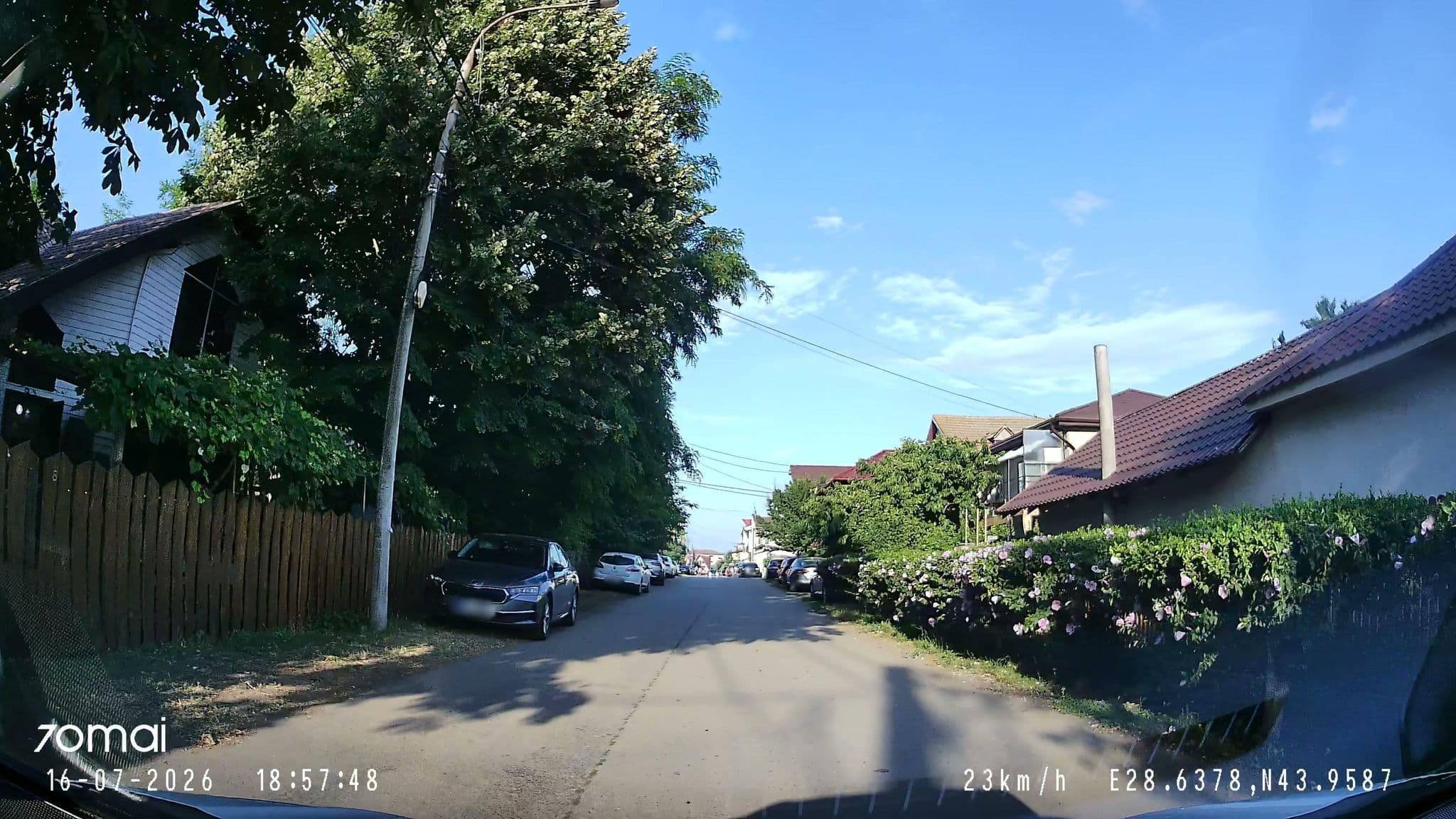 Street view near Camping KRAUS, Costineşti