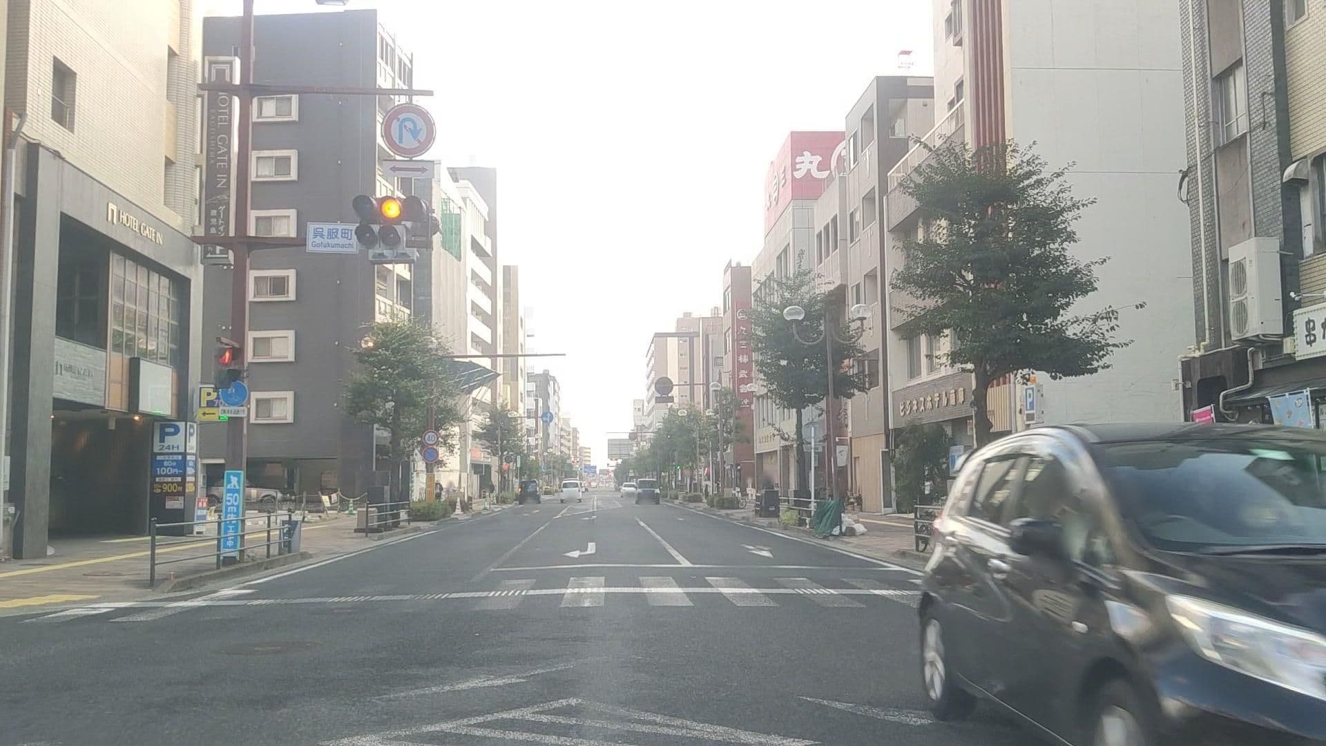 Street view near ホテルゲートイン鹿児島, Kagoshima — © drivephotograph (CC BY-SA · Mapillary)