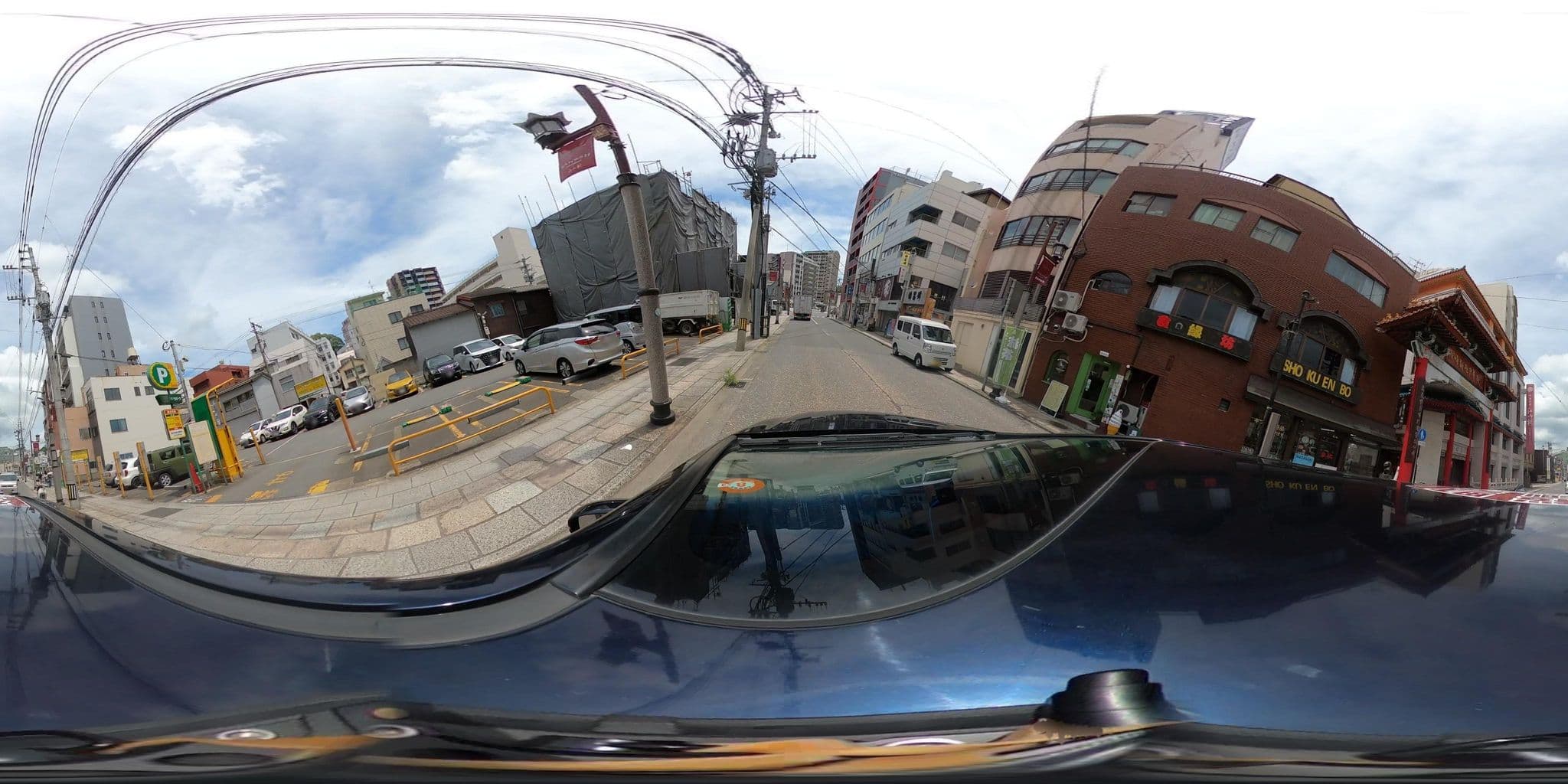 Street view near ホテルJALシティ長崎 (Hotel JAL City Nagasaki), Nagasaki — © yumechan (CC BY-SA · Mapillary)