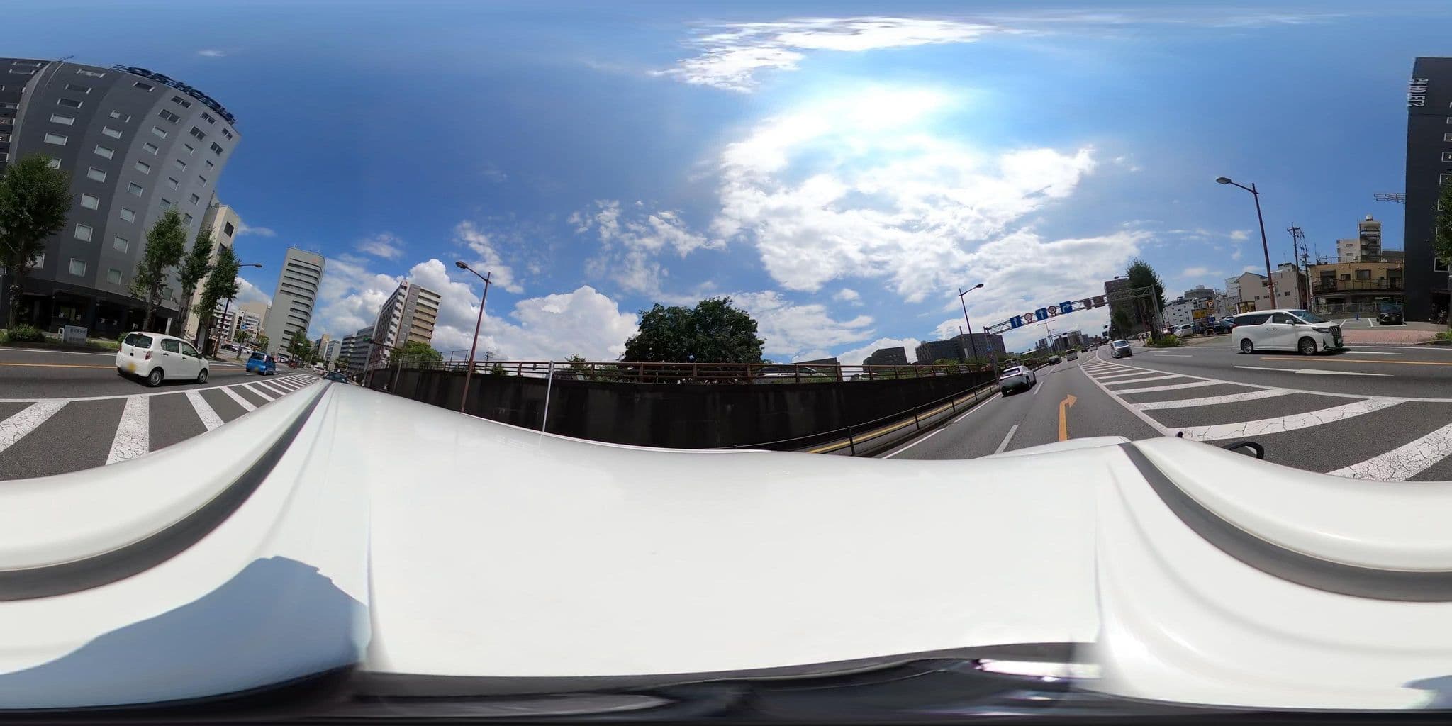 Street view near ジーアールホテル銀座通, Kumamoto — © kojiroucircle (CC BY-SA · Mapillary)