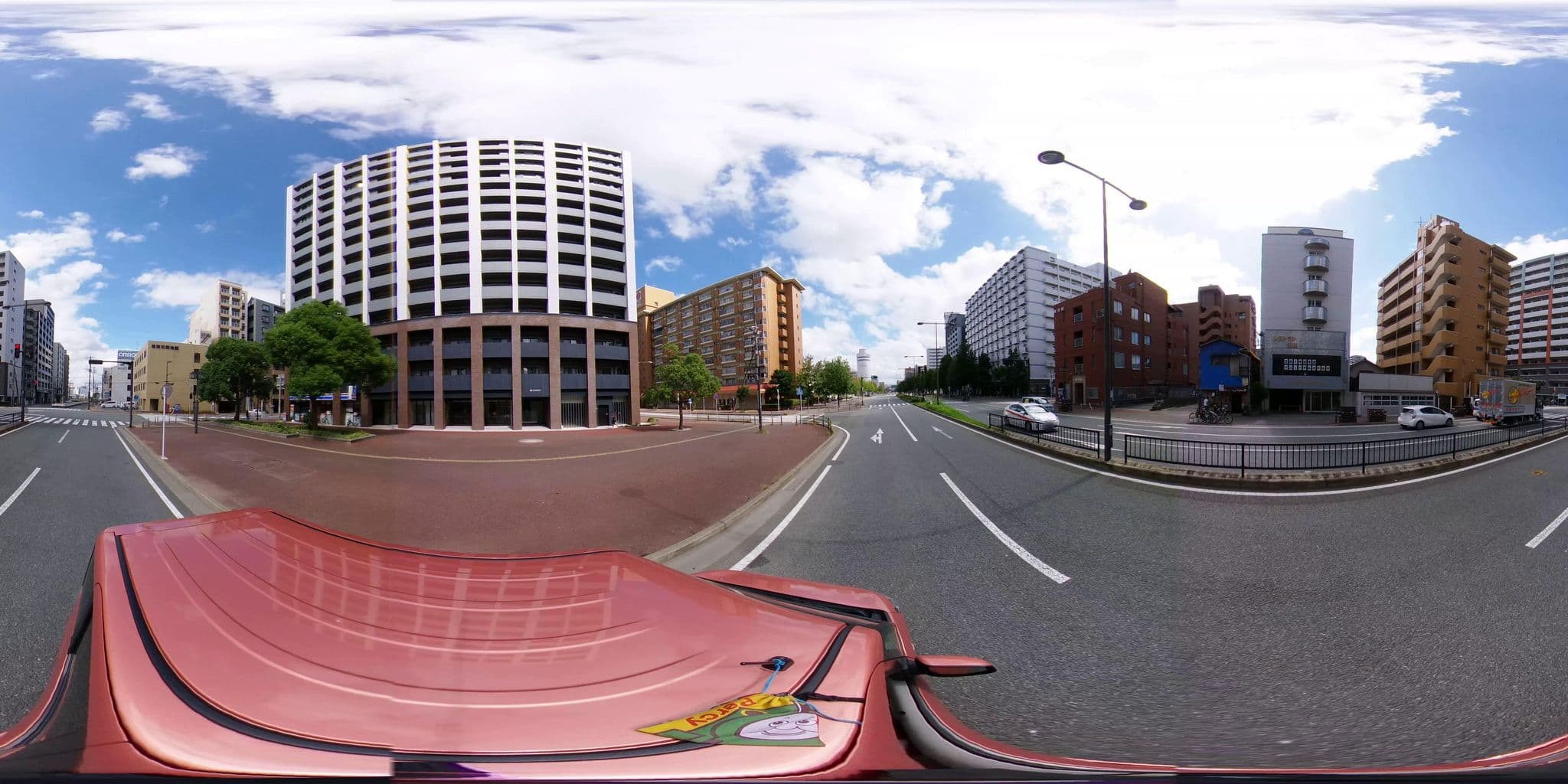 Street view near 博多マリンホテル (Hakata Marine Hotel), Fukuoka — © potaro67v (CC BY-SA · Mapillary)