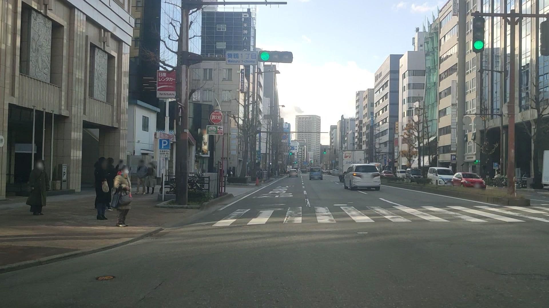 Street view near ホテルモントレ ラ・スール福岡, Fukuoka — © drivephotograph (CC BY-SA · Mapillary)