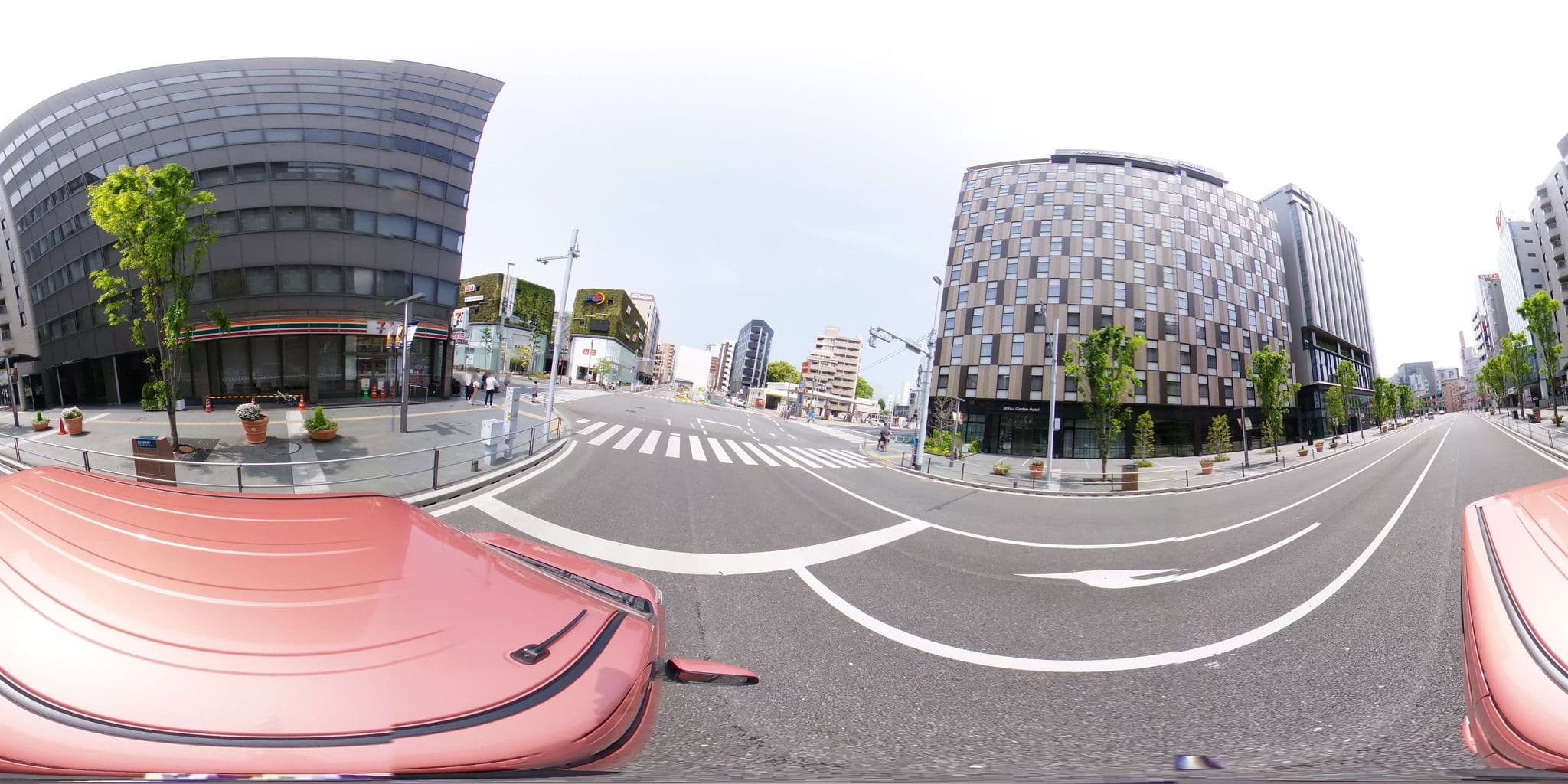 Street view near コートホテル博多駅前 (Court Hotel Hakata Ekimae), Fukuoka — © potaro67v (CC BY-SA · Mapillary)