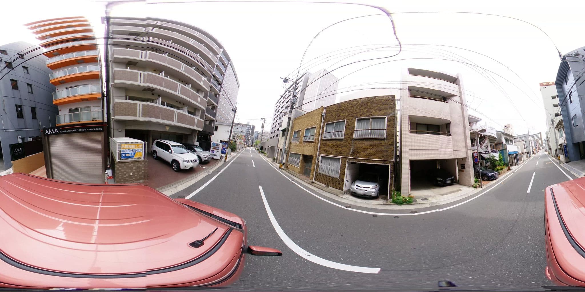 Street view near AMAホテル&リゾートプラチナ博多祇園, Fukuoka — © potaro67v (CC BY-SA · Mapillary)