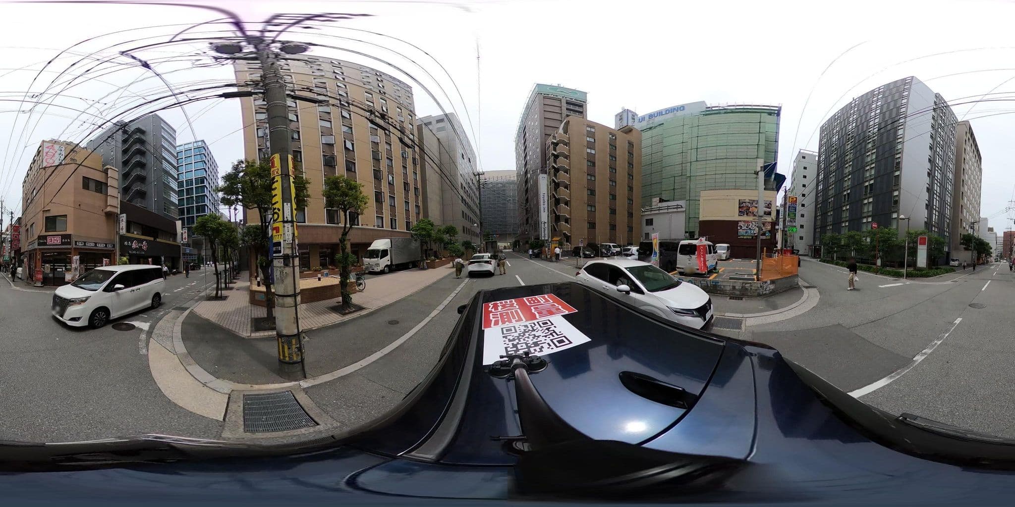 Street view near 博多駅前SBホテル, Fukuoka — © yumechan (CC BY-SA · Mapillary)