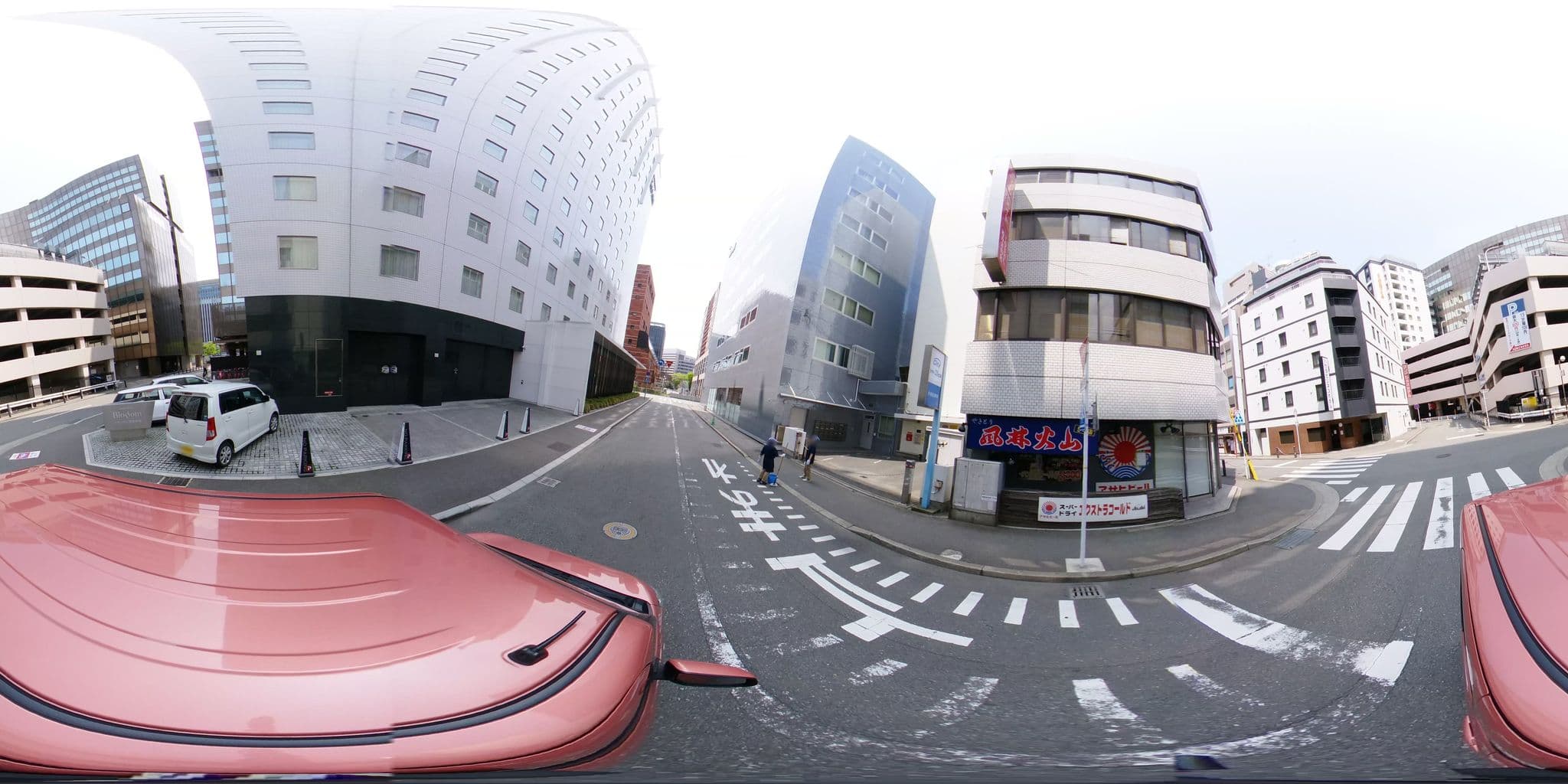 Street view near ハカタビジネスホテル, Fukuoka — © potaro67v (CC BY-SA · Mapillary)