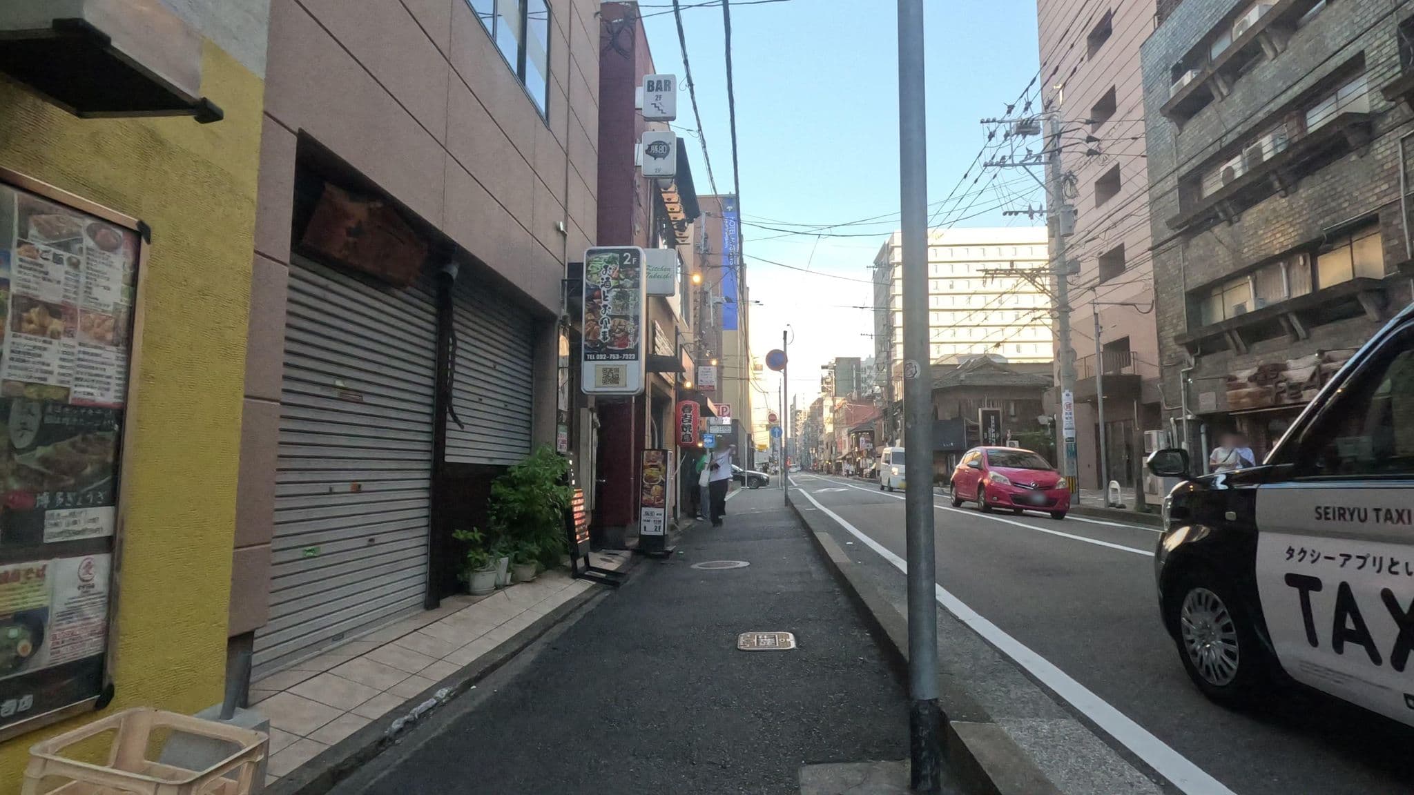 Street view near The Hotels Hakata 春重新館, Fukuoka — © alt9800 (CC BY-SA · Mapillary)