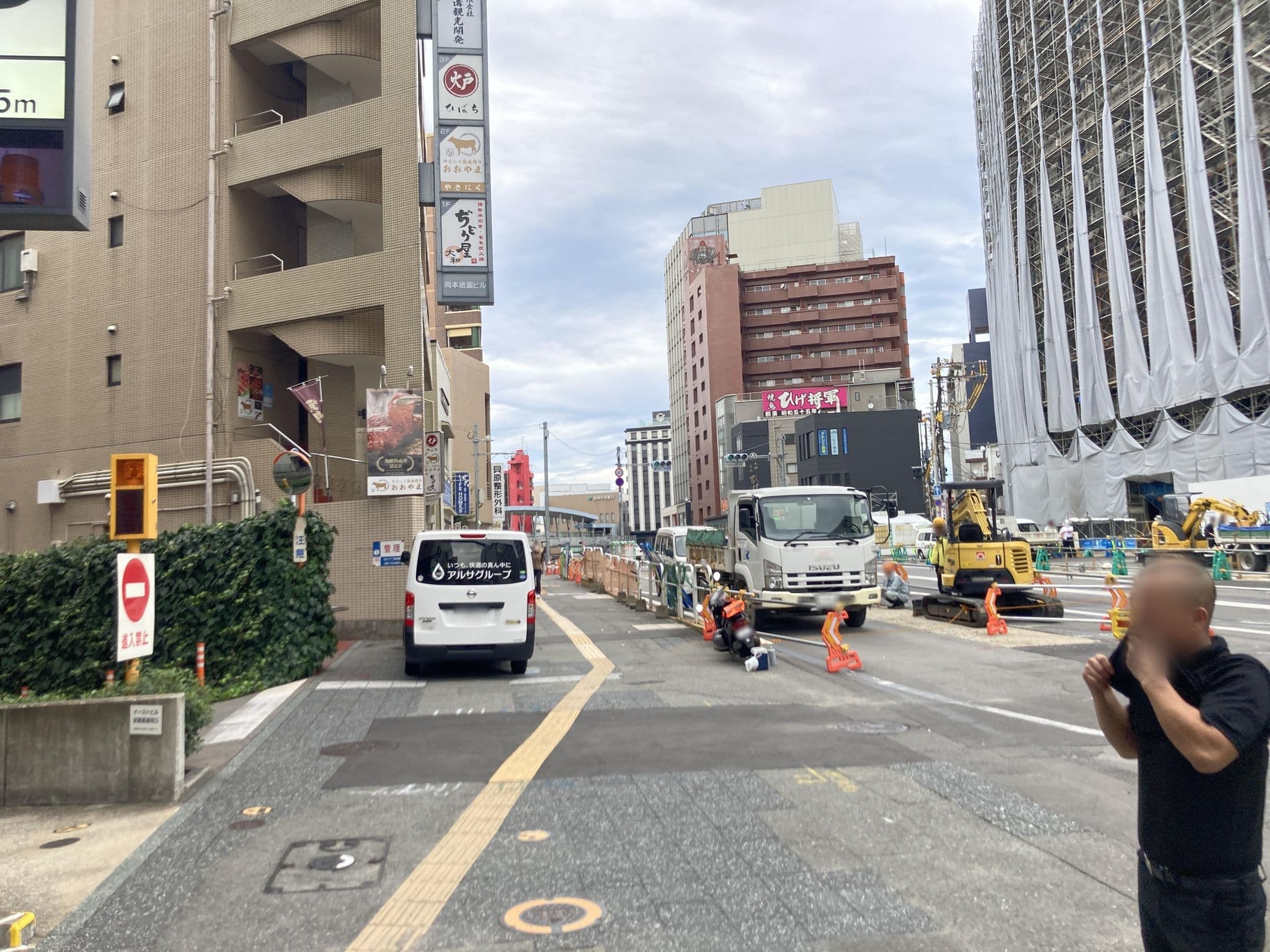 Street view near ホテルニューガイアイン中洲東, Fukuoka — © alt9800 (CC BY-SA · Mapillary)