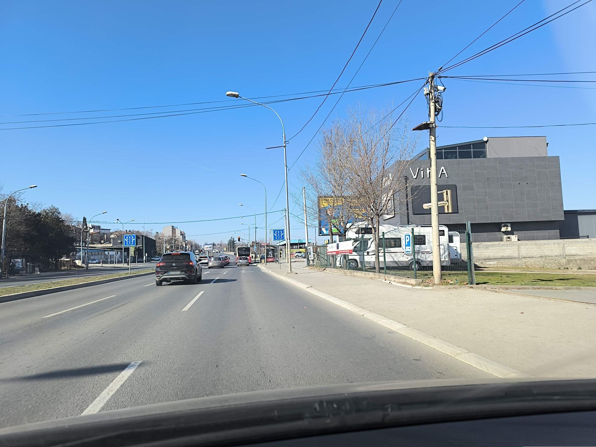 Street view near Camping Center Belgrade, Belgrade