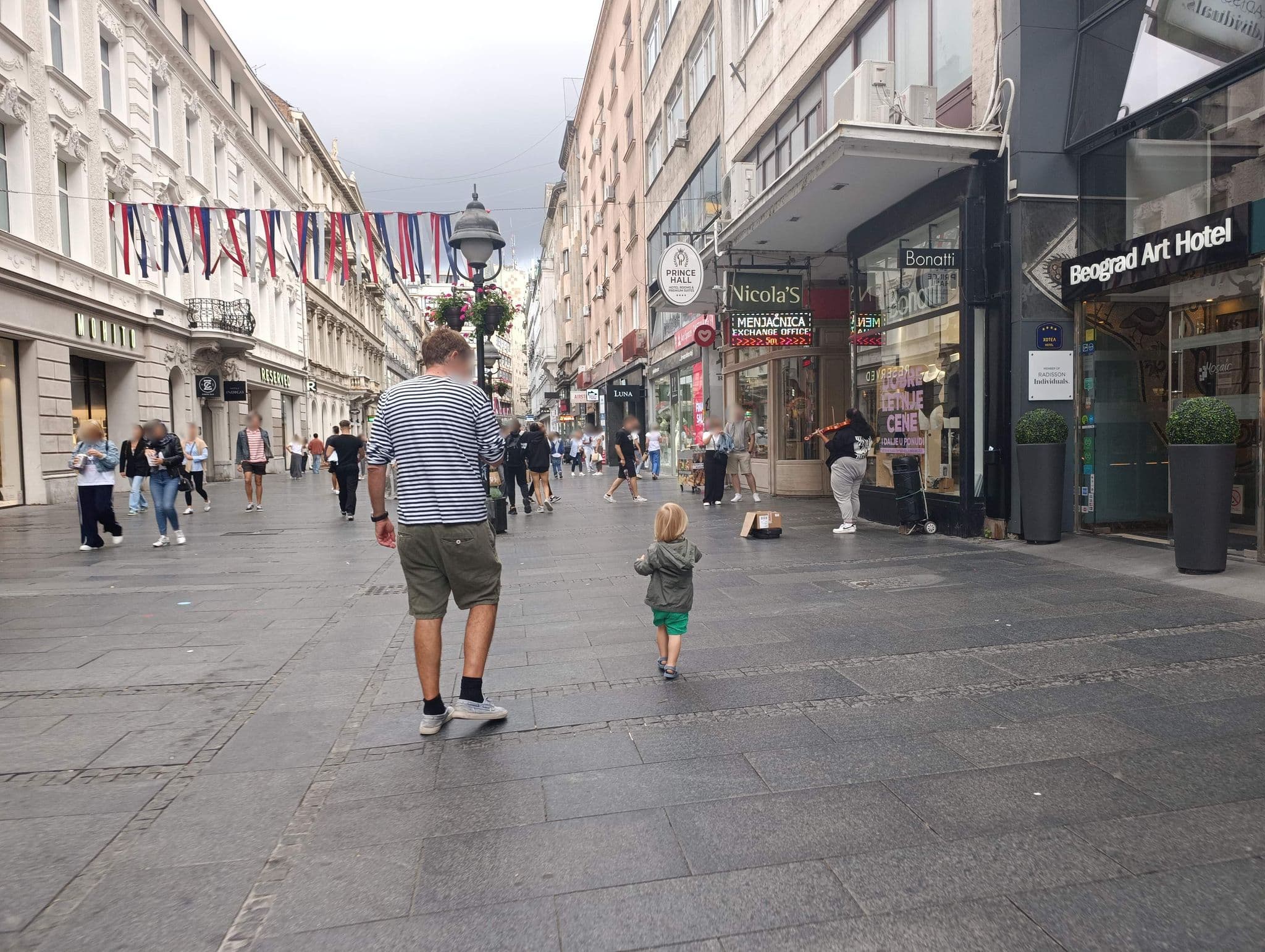 Street view near Iva Center Apartment, Belgrade