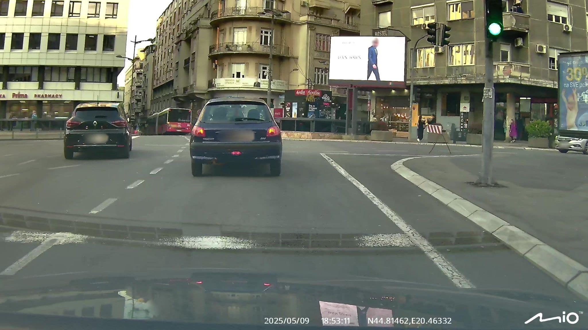 Street view near Stella Di Notte, Belgrade