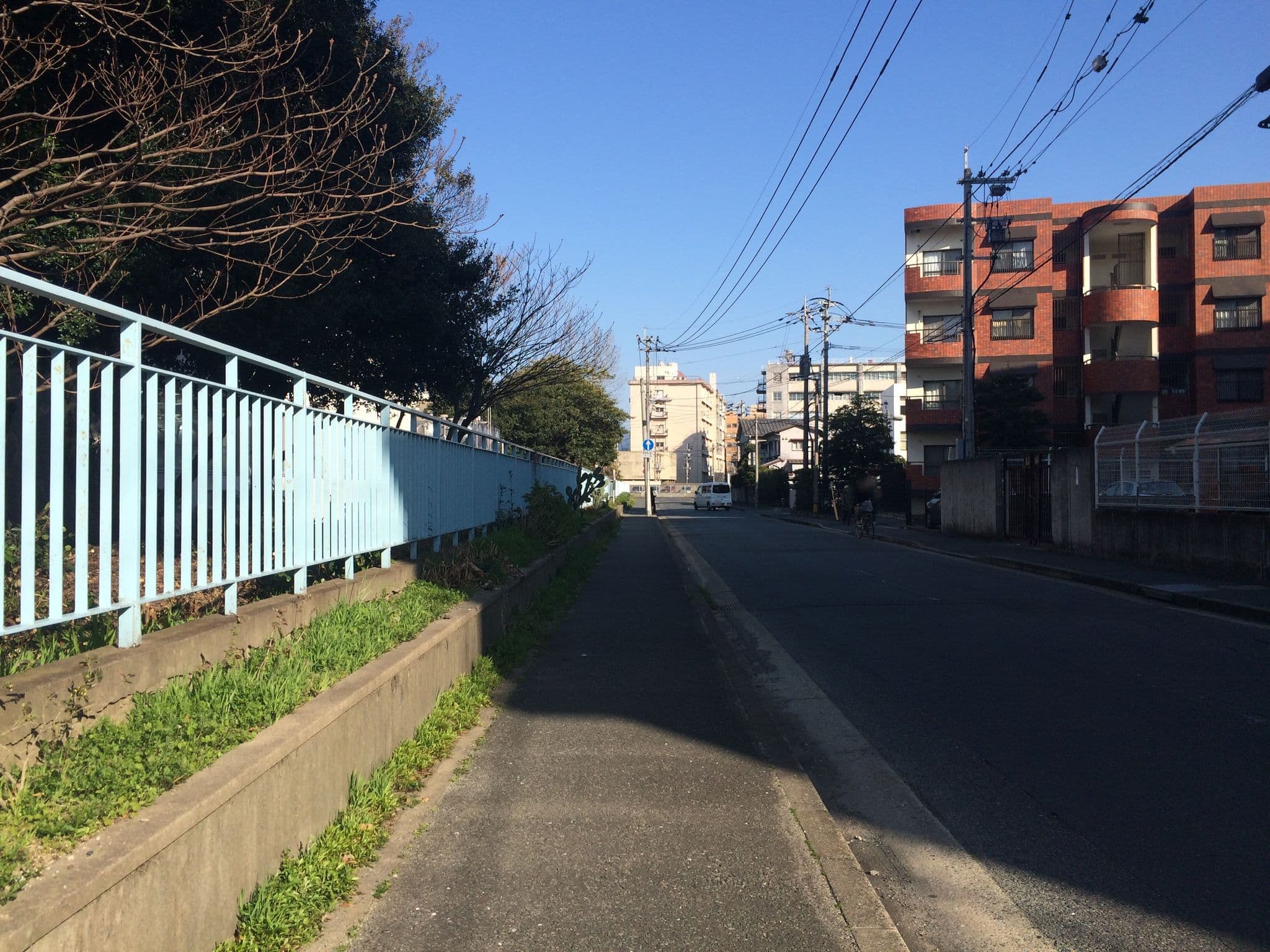 Street view near ホテルジャパネスク福岡, Fukuoka — © ko_hg (CC BY-SA · Mapillary)