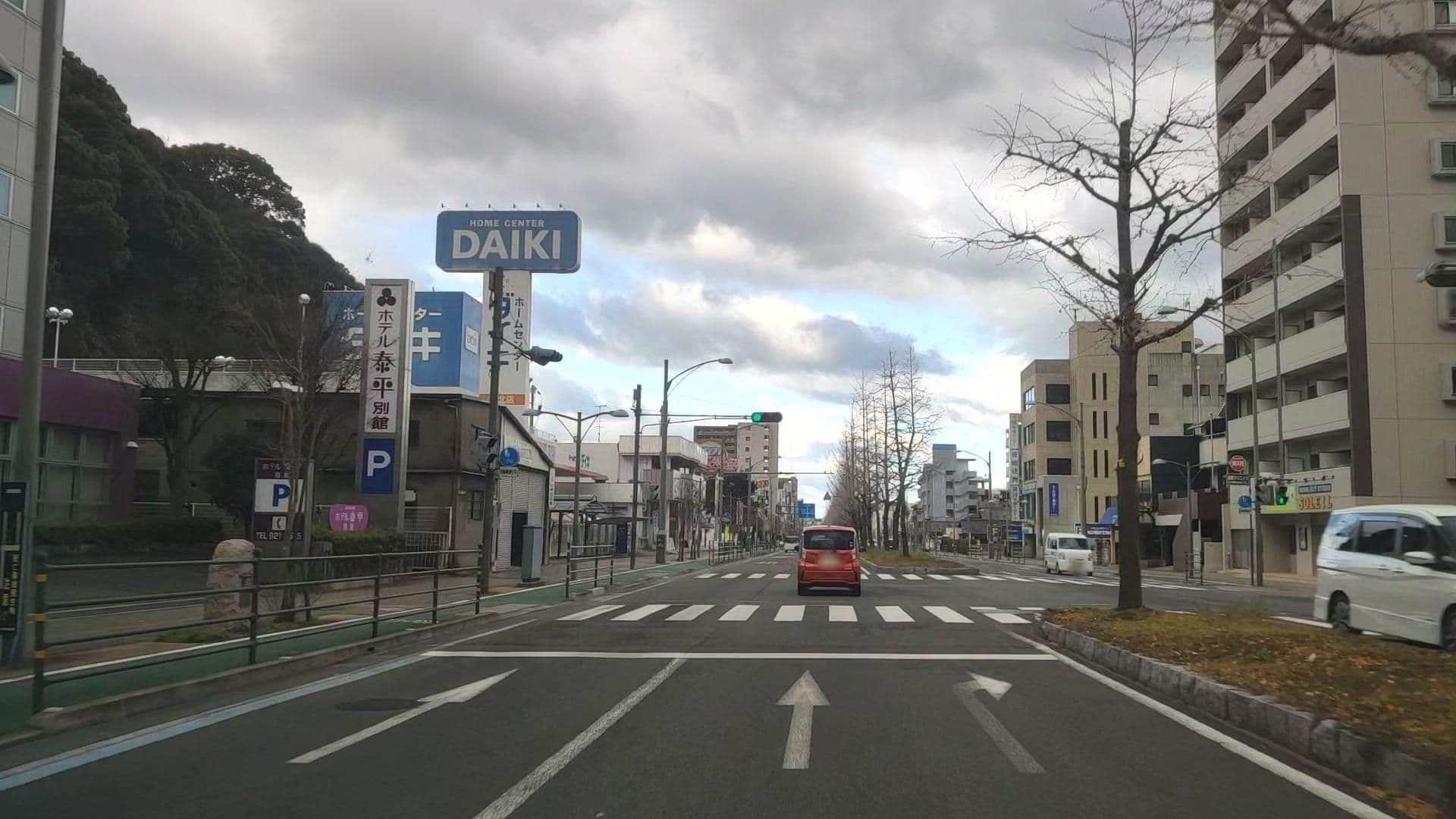 Street view near ホテル泰平 別館, Matsuyama — © drivephotograph (CC BY-SA · Mapillary)