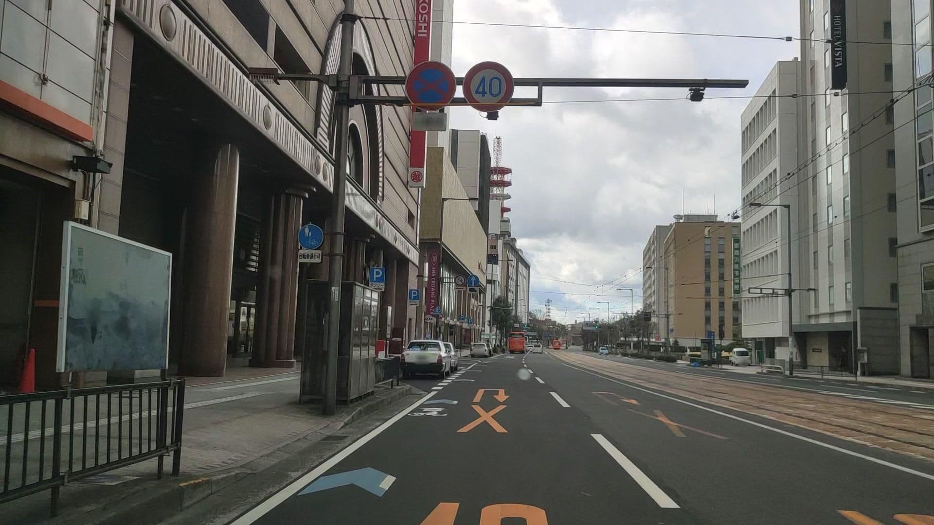 Street view near 松山 東急REIホテル (Matsuyama Tokyu REI Hotel), Matsuyama — © drivephotograph (CC BY-SA · Mapillary)