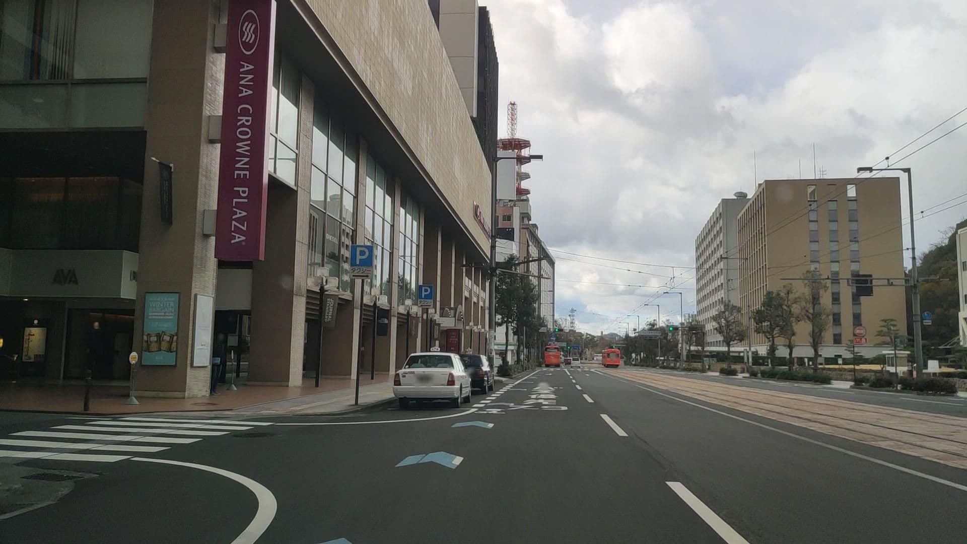 Street view near Hotel Vista Matsuyama, Matsuyama — © drivephotograph (CC BY-SA · Mapillary)
