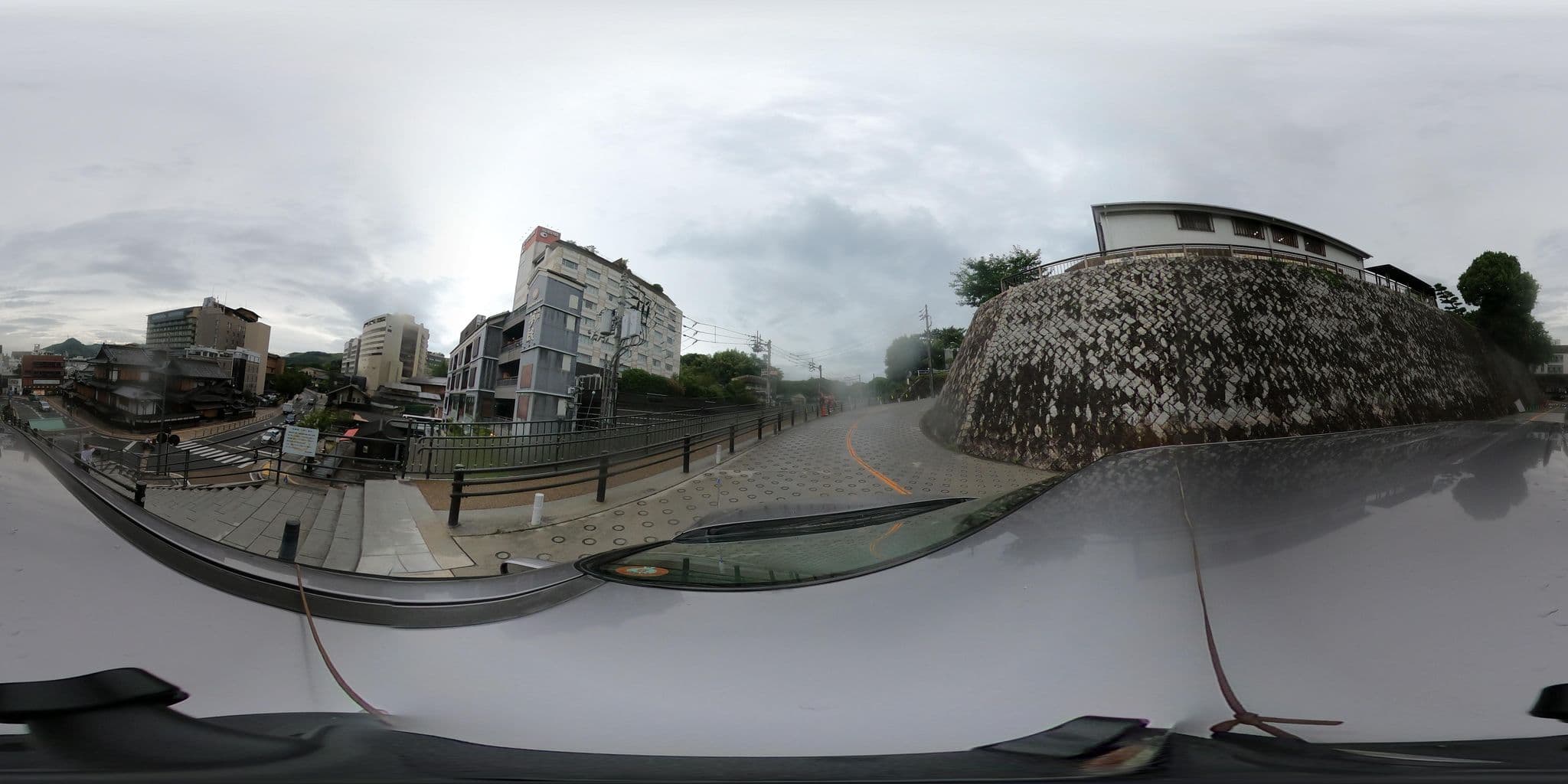 Street view near 道後夢蔵 旅庵浪六, Matsuyama — © castletrain (CC BY-SA · Mapillary)