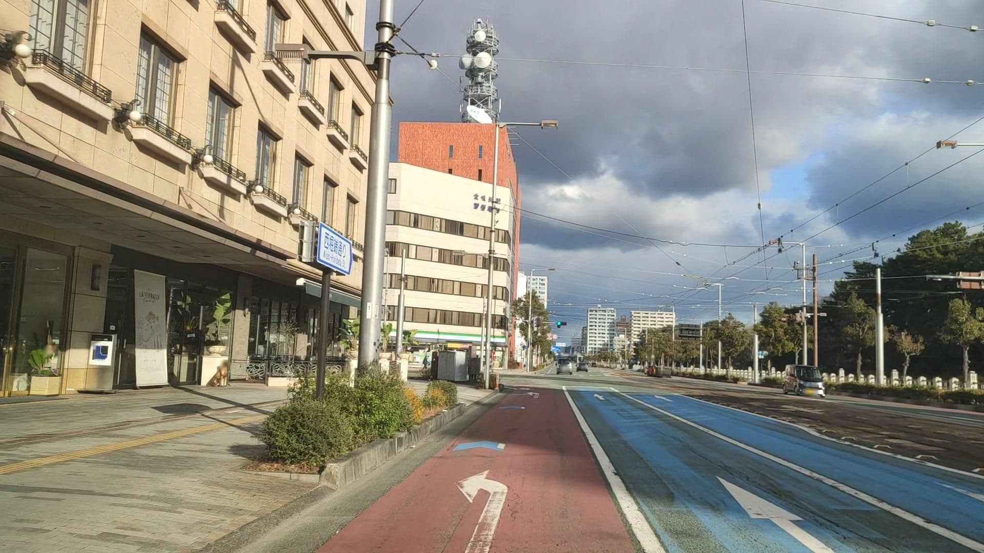 Street view near ホテルマイステイズ松山, Matsuyama — © drivephotograph (CC BY-SA · Mapillary)