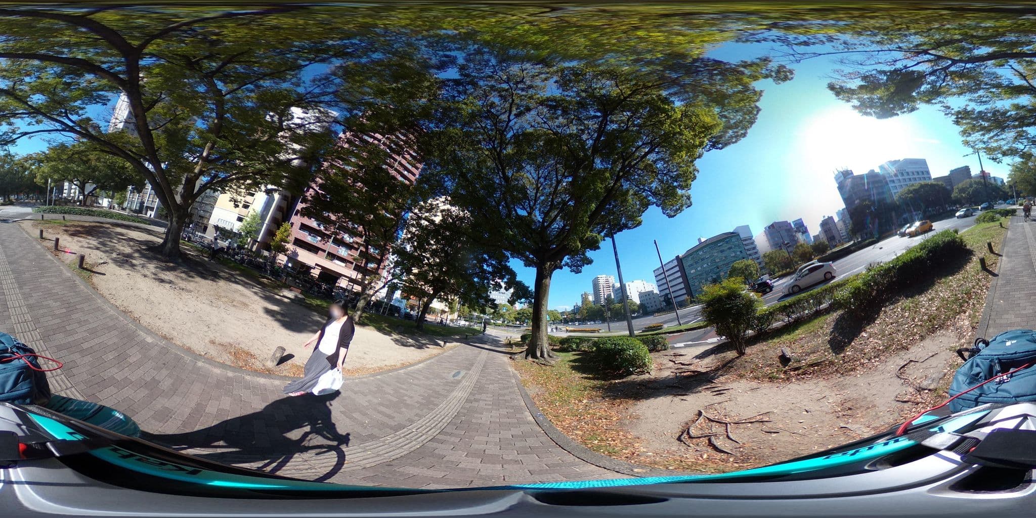 Street view near 東横イン 広島平和大通, Hiroshima — © nmaruichi (CC BY-SA · Mapillary)