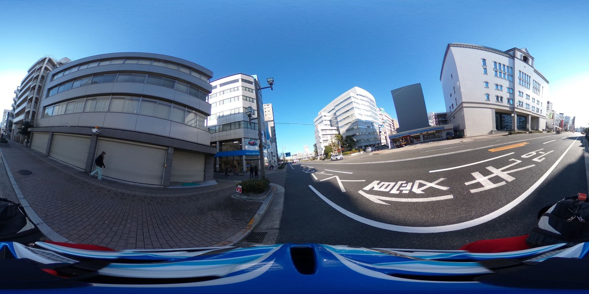 Street view near Hotel Good Sleep, Hiroshima — © nmaruichi (CC BY-SA · Mapillary)