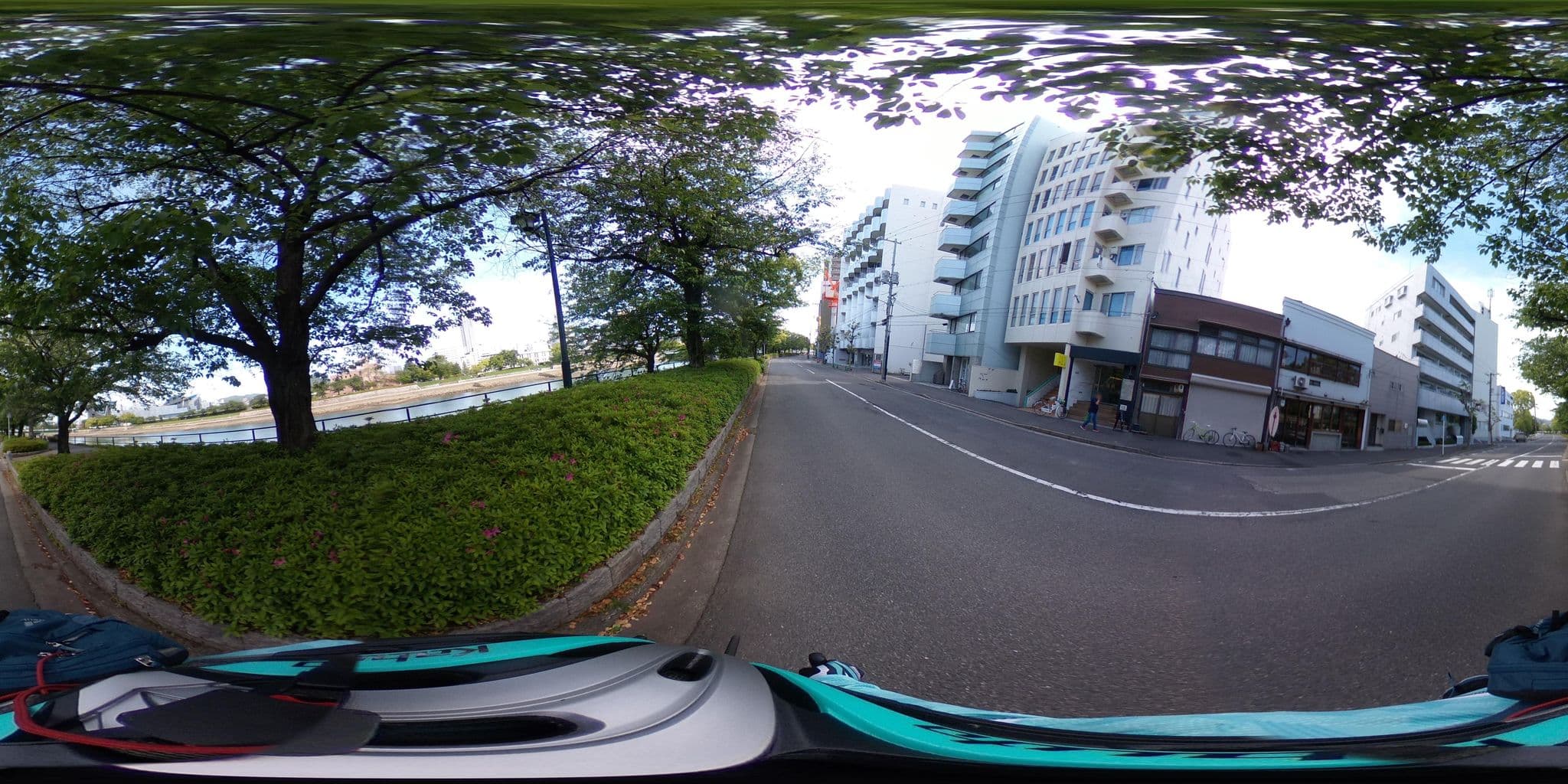 Street view near Tsuruya Guest House, Hiroshima — © nmaruichi (CC BY-SA · Mapillary)