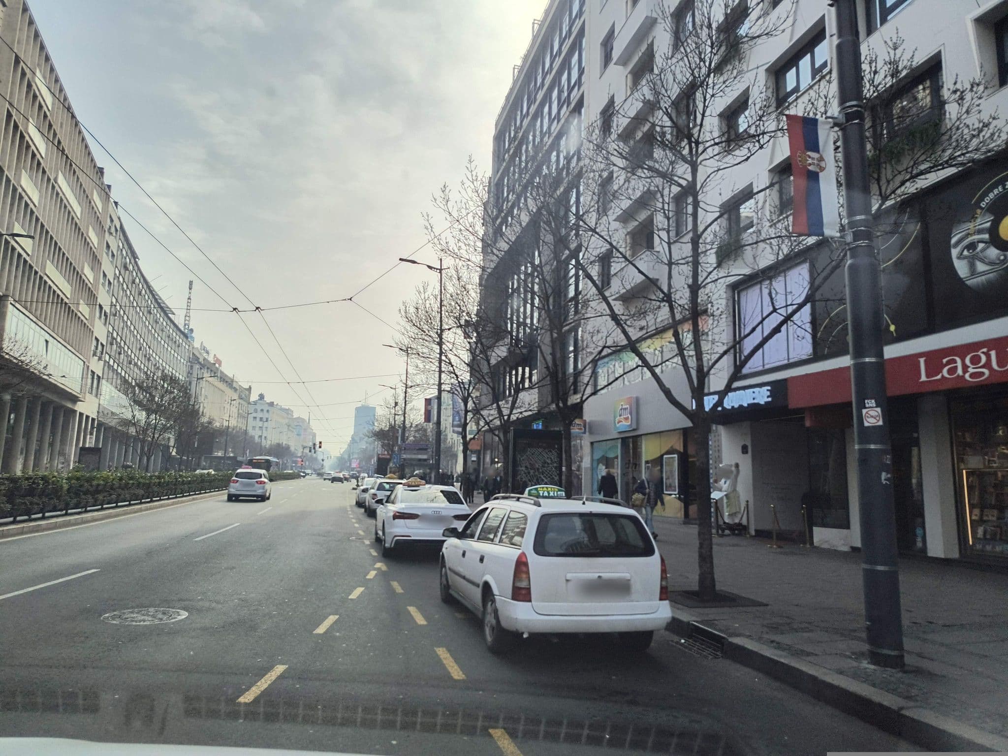 Street view near Hotel Lumiere, Belgrade — © smajser1 (CC BY-SA · Mapillary)