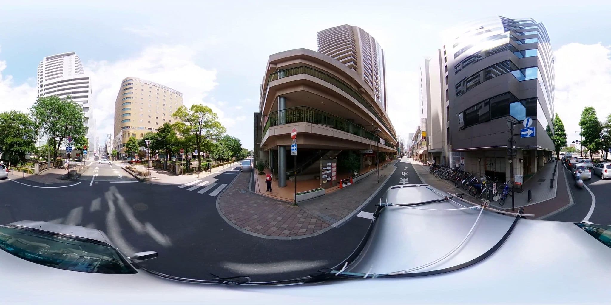 Street view near 後楽ホテル, Okayama — © potaro67v (CC BY-SA · Mapillary)