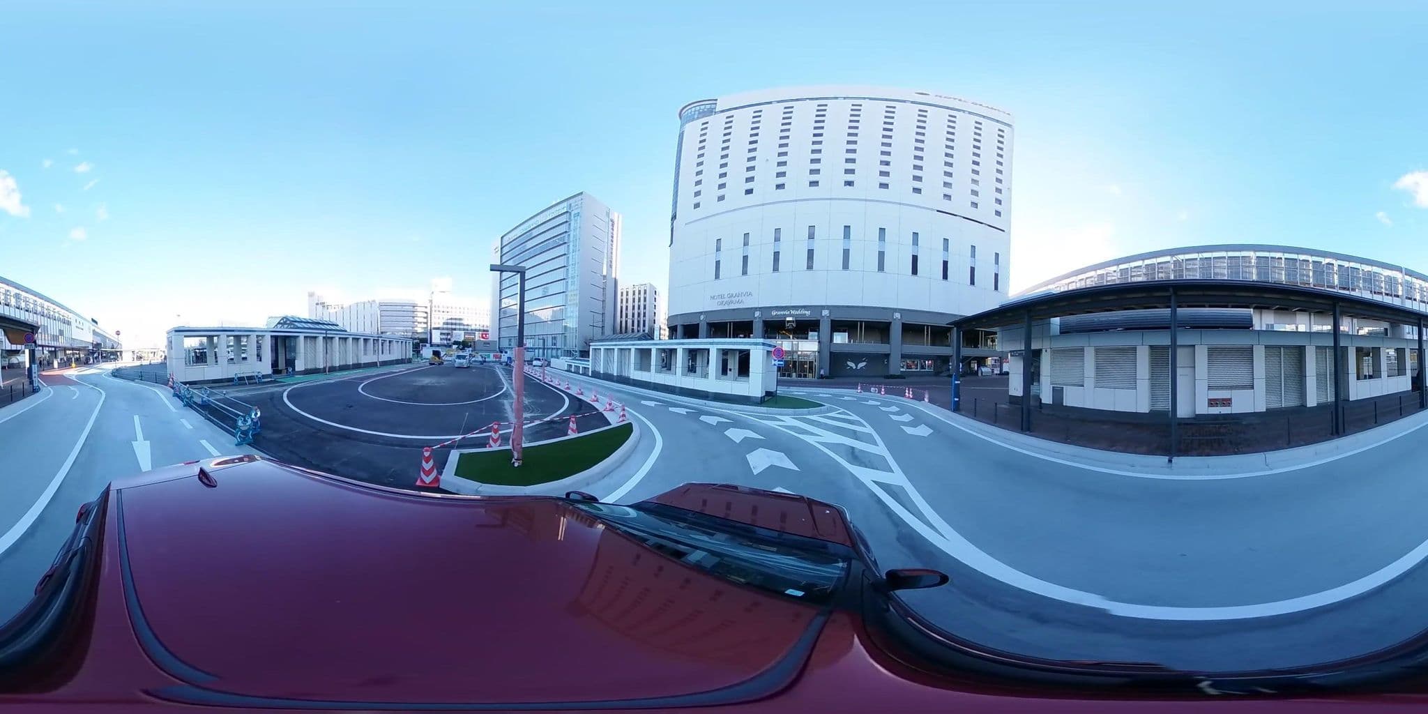 Street view near ホテルグランヴィア岡山 (Hotel Granvia Okayama), Okayama — © potaro67v (CC BY-SA · Mapillary)