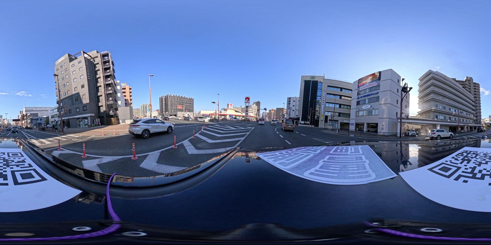 Street view near ホテルリブマックス岡山倉敷駅前, Kurashiki — © yumechan (CC BY-SA · Mapillary)