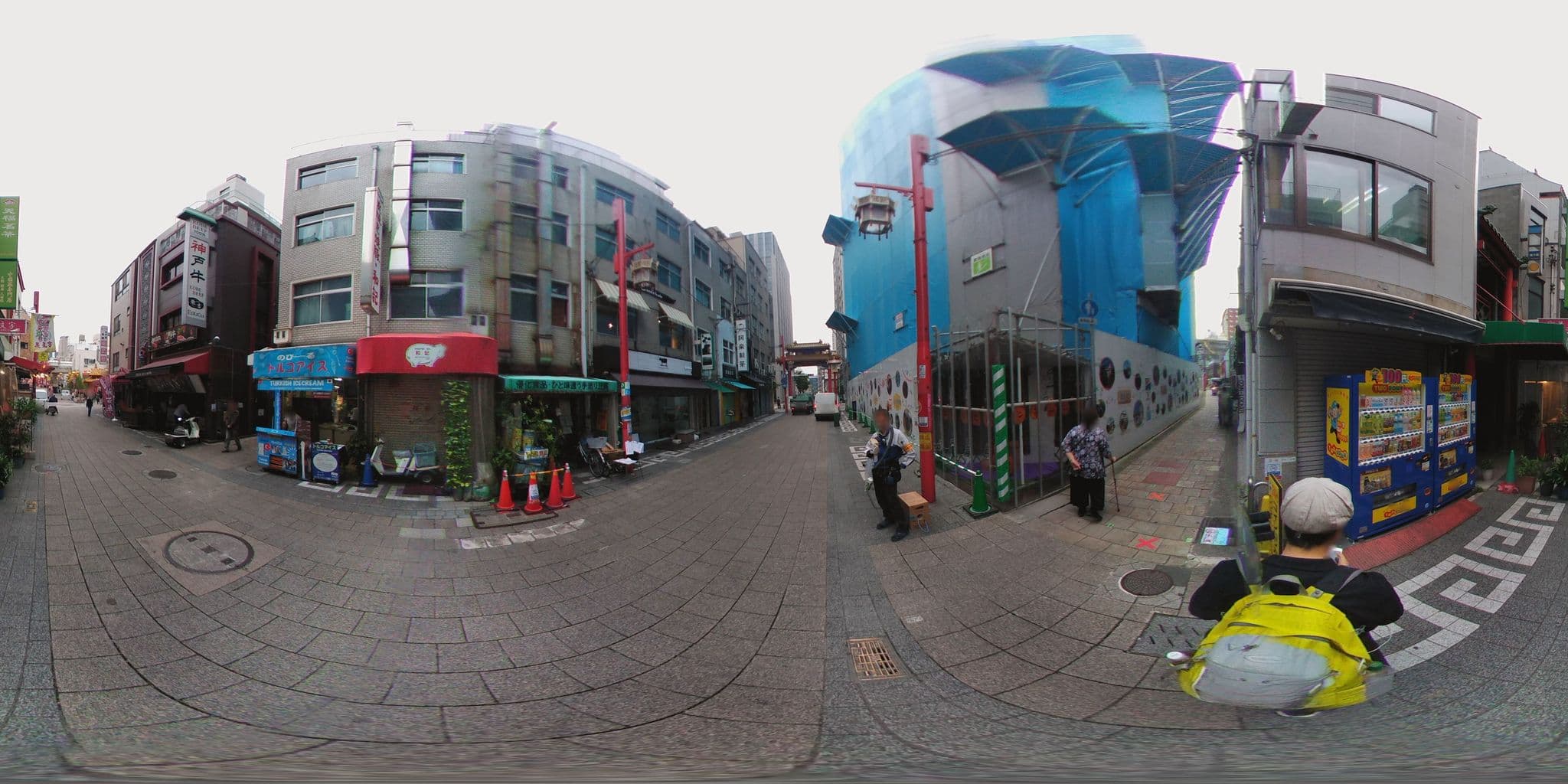 Street view near 天然温泉浪漫湯 ドーミーイン神戸元町, Kobe — © mura (CC BY-SA · Mapillary)