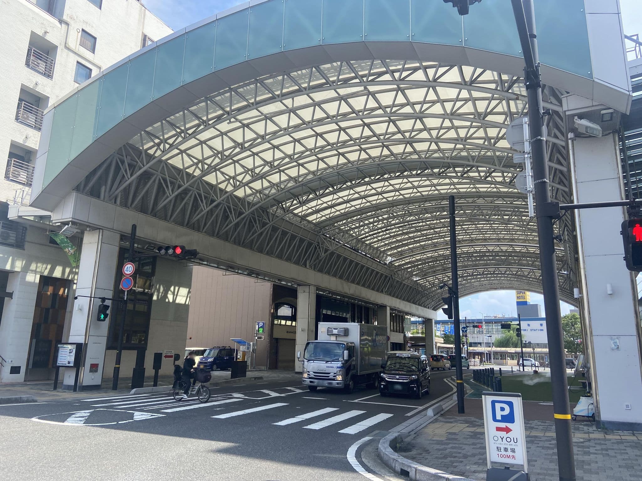 Street view near ホテルレッシュ鳥取駅前, Tottori-shi — © okadatsuneo (CC BY-SA · Mapillary)