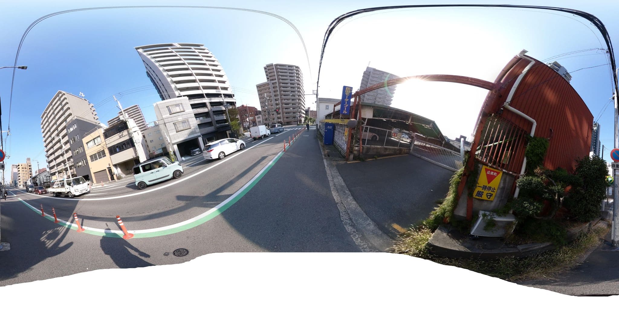Street view near ホテルビューロー四天王寺, Ajiharacho — © okadatsuneo (CC BY-SA · Mapillary)