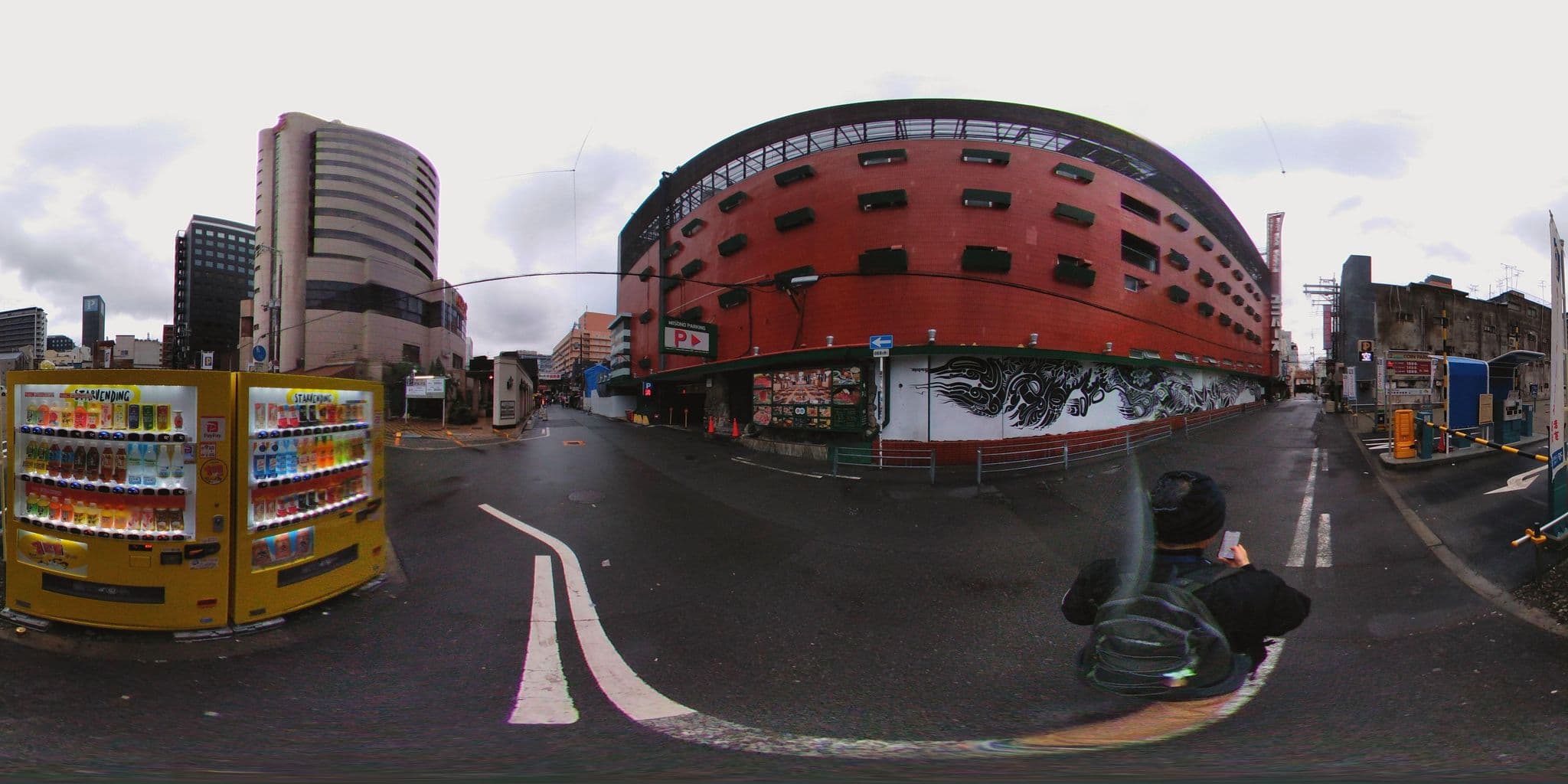 Street view near ホテル味園(Hotel Misono), Ajiharacho — © mura (CC BY-SA · Mapillary)