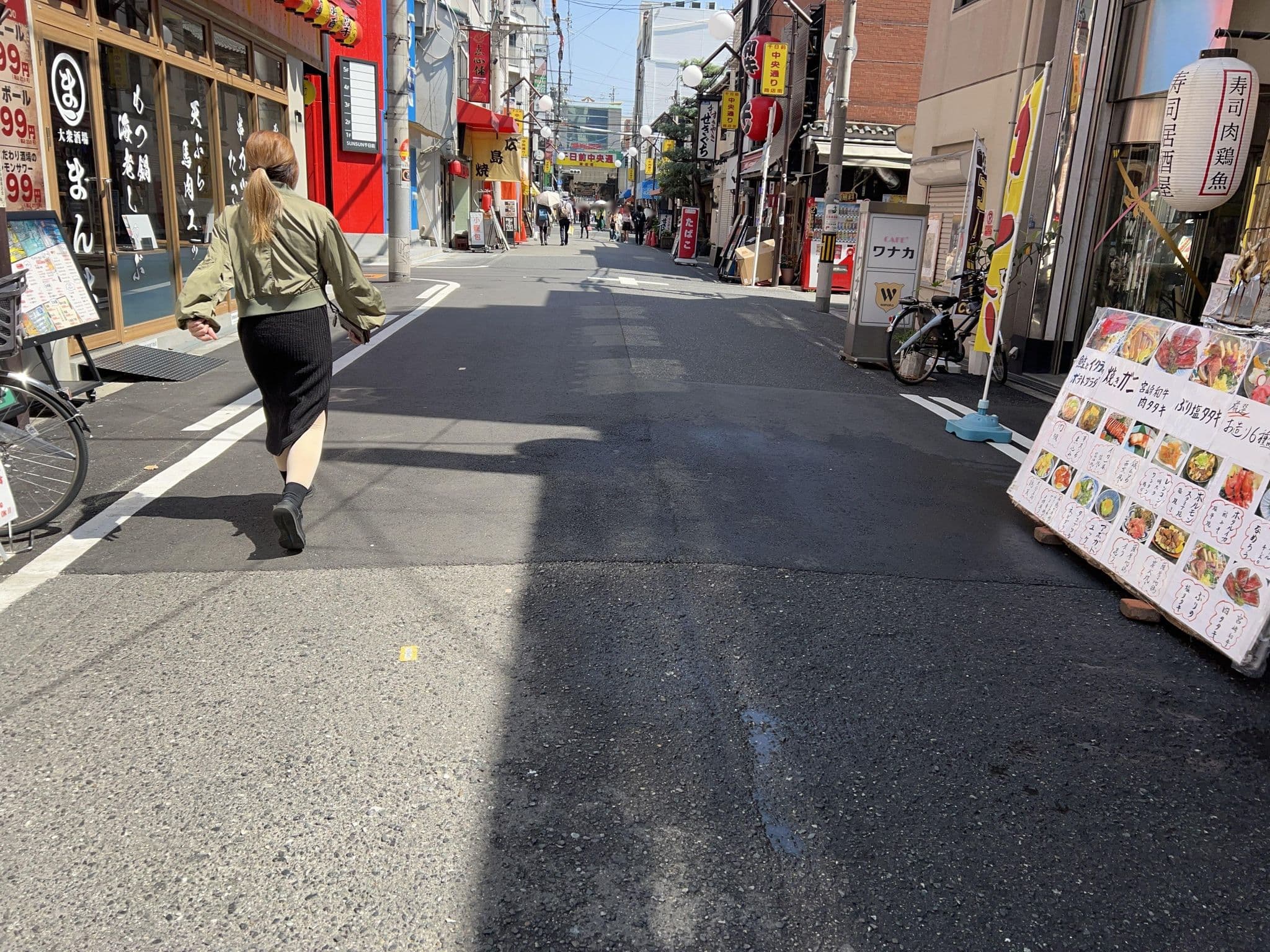 Street view near カモンホテルなんば, Ajiharacho — © Satsuka_Osaka (CC BY-SA · Mapillary)