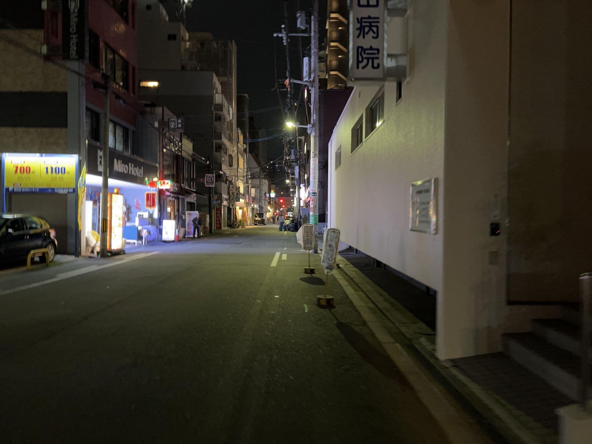 Street view near ホテルナニワ, Ajiharacho — © Satsuka_Osaka (CC BY-SA · Mapillary)