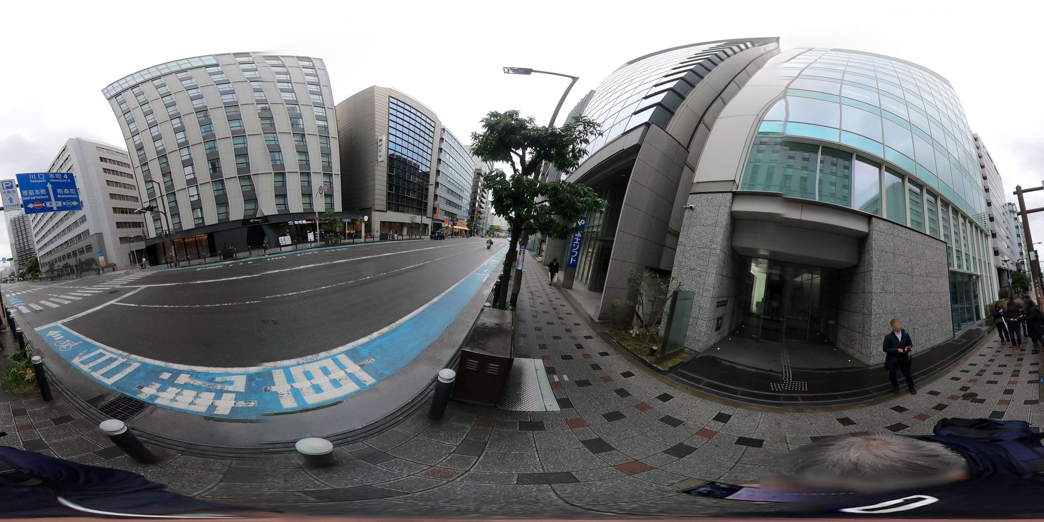 Street view near ダイワロイネットホテル大阪堺筋本町, Osaka — © harimawood (CC BY-SA · Mapillary)