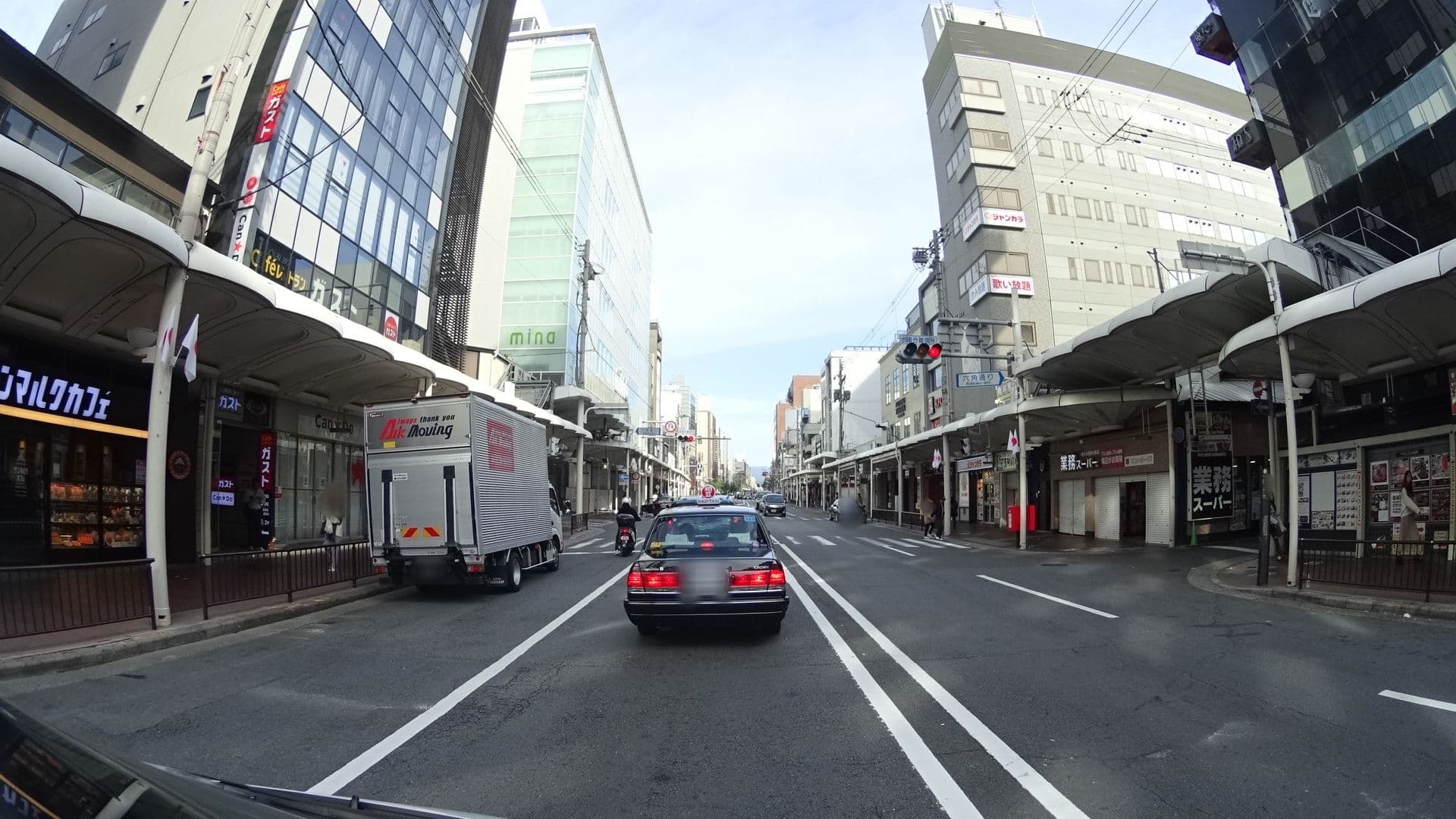 Street view near ユニゾイン 京都河原町四条, Kyoto — © yasunari (CC BY-SA · Mapillary)