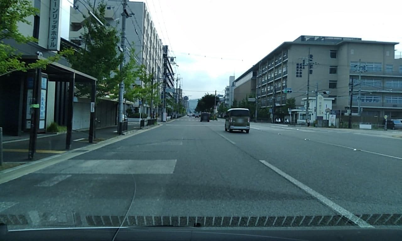 Street view near グリーンリッチホテル京都駅南, Kyoto — © yasunari (CC BY-SA · Mapillary)