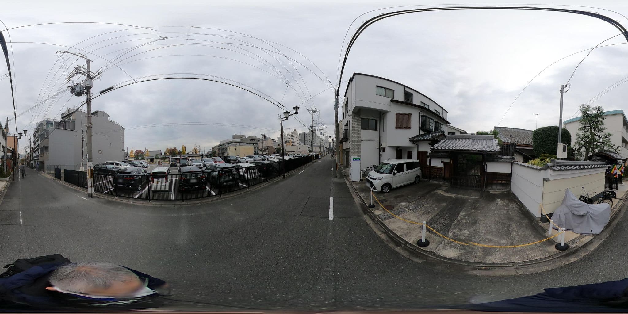 Street view near となみ詰所, Kyoto — © harimawood (CC BY-SA · Mapillary)