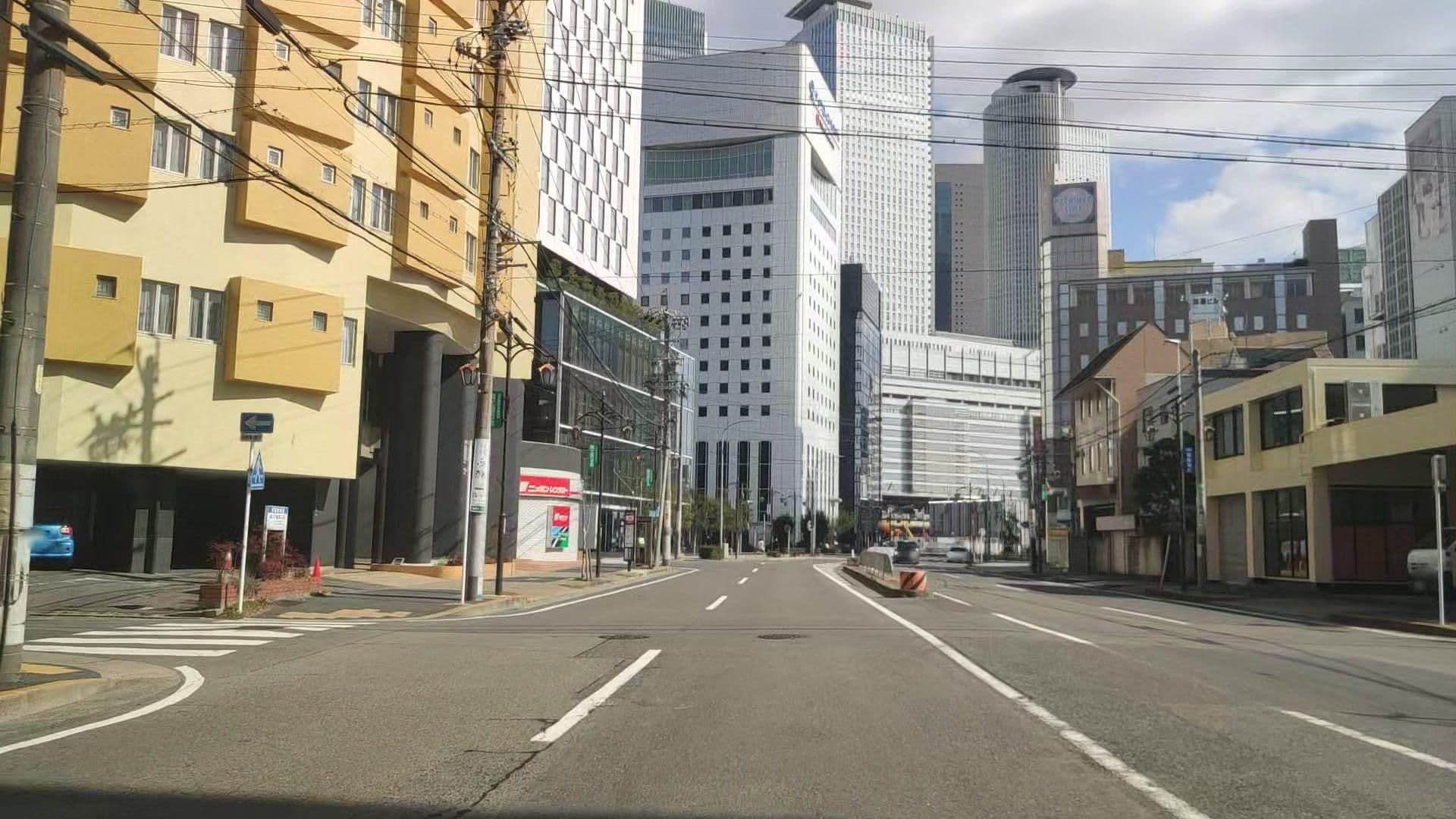 Street view near コンフォートホテル 名古屋新幹線口, Sakae — © drivephotograph (CC BY-SA · Mapillary)