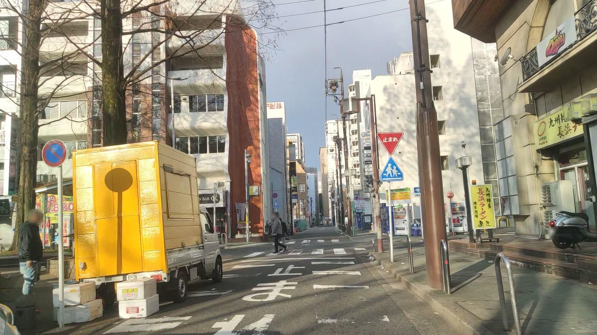 Street view near ホテルハグハグ 栄店, Sakae — © drivephotograph (CC BY-SA · Mapillary)