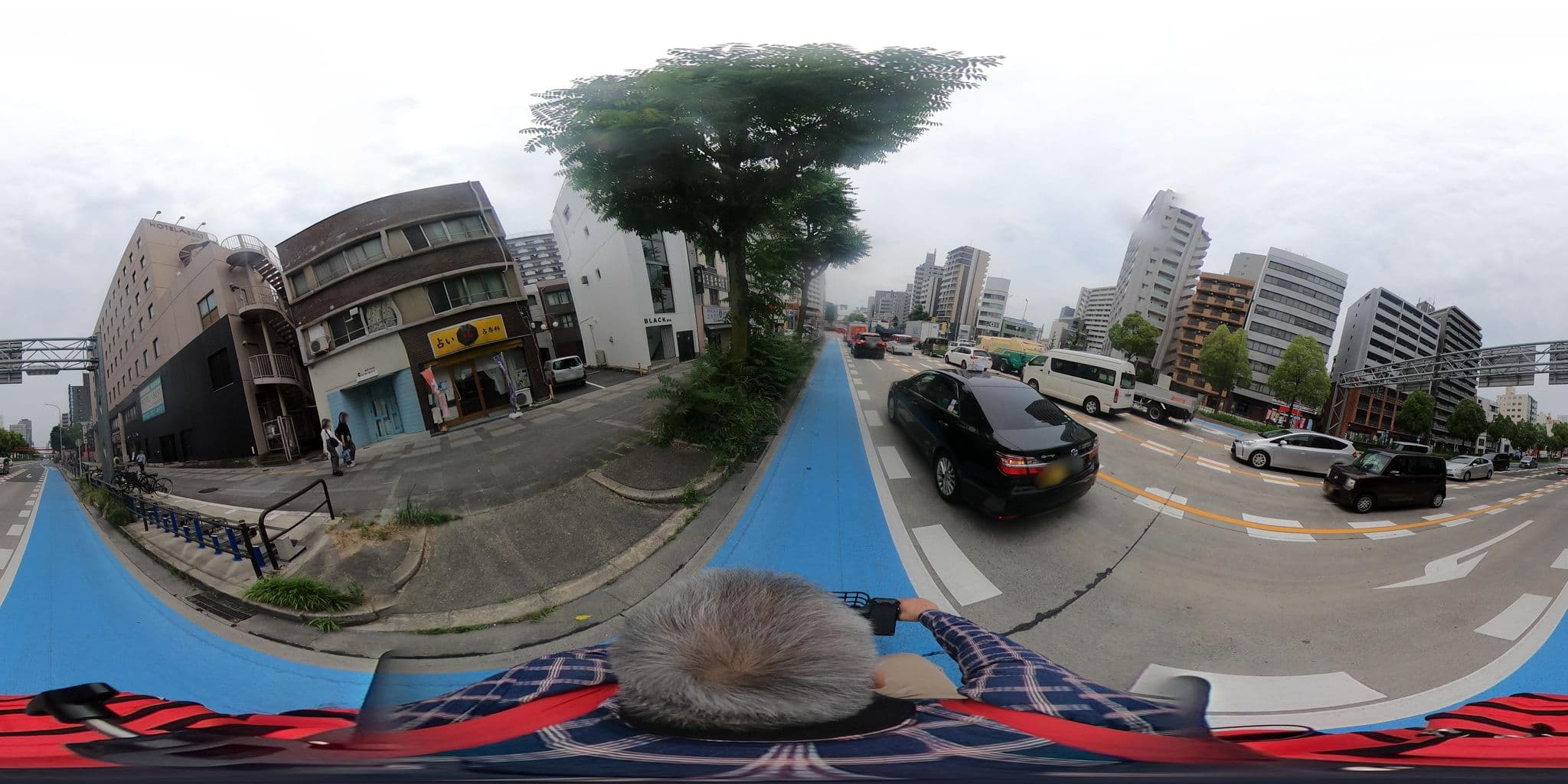 Street view near ホテルアベスト 大須観音駅前, Sakae — © harimawood (CC BY-SA · Mapillary)