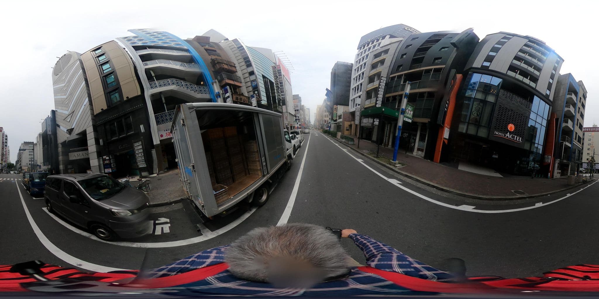 Street view near 名古屋栄グリーンホテル, Sakae — © harimawood (CC BY-SA · Mapillary)