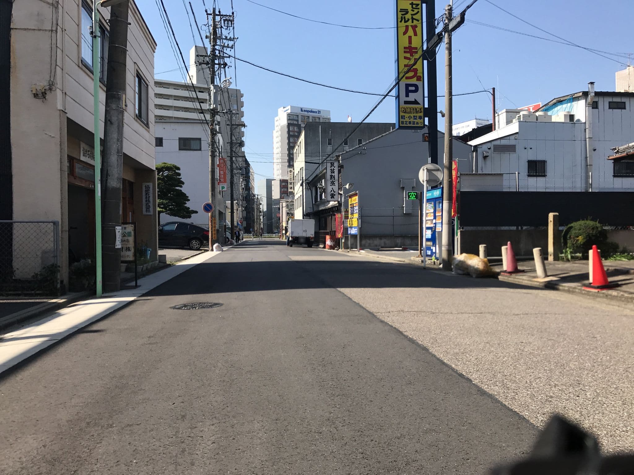 Street view near ホテル＆スパ 更, Sakae — © nishiokya (CC BY-SA · Mapillary)