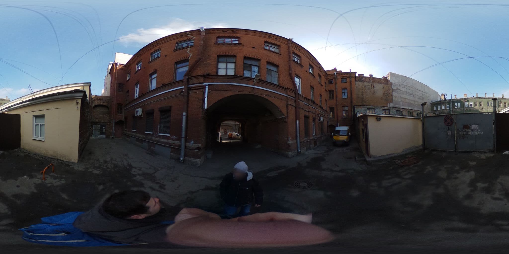 Street view near Karelinn hotel, Admiralteisky — © trolleway (CC BY-SA · Mapillary)