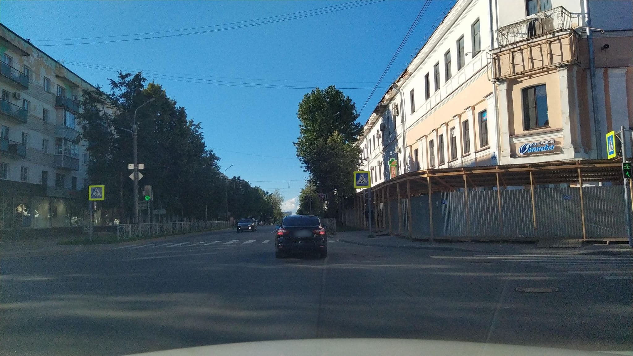 Street view near BM Hostel, Velikiy Novgorod — © ser9ei999 (CC BY-SA · Mapillary)
