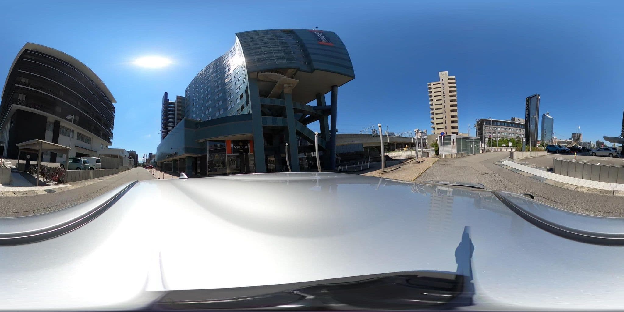Street view near アパホテル 富山駅前, Toyama — © kojiroucircle (CC BY-SA · Mapillary)