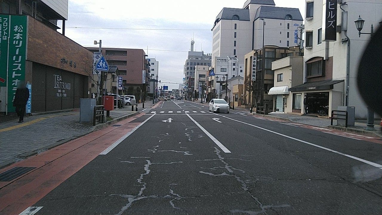 Street view near 松本ツーリストホテル, Matsumoto — © kojiroucircle (CC BY-SA · Mapillary)